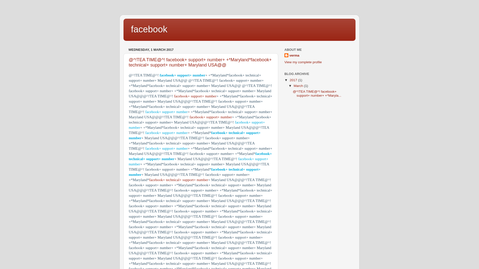 Screenshot of facebookcustomersupportnumber25.blogspot.com
