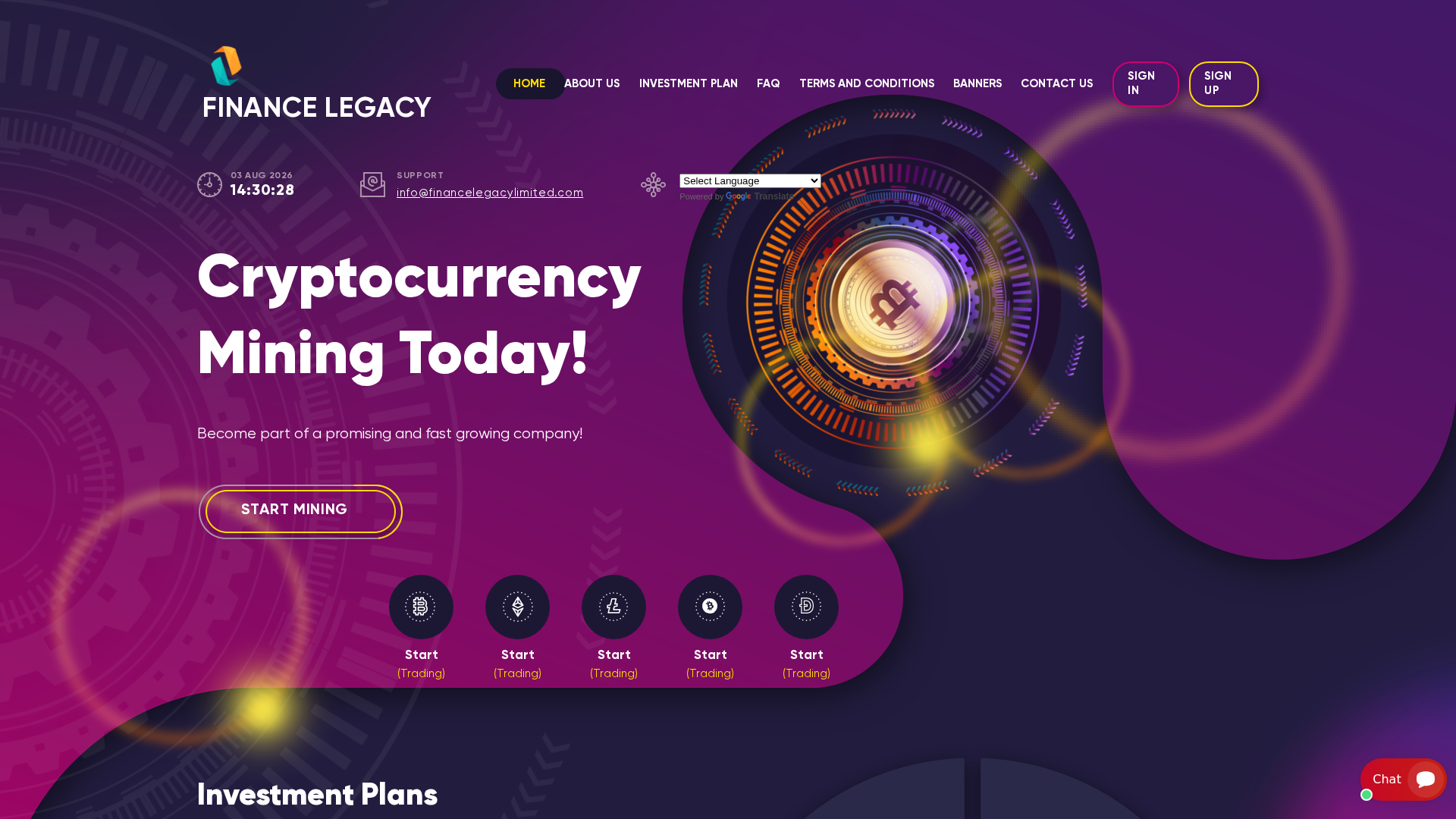 Screenshot of financelegacylimited.com