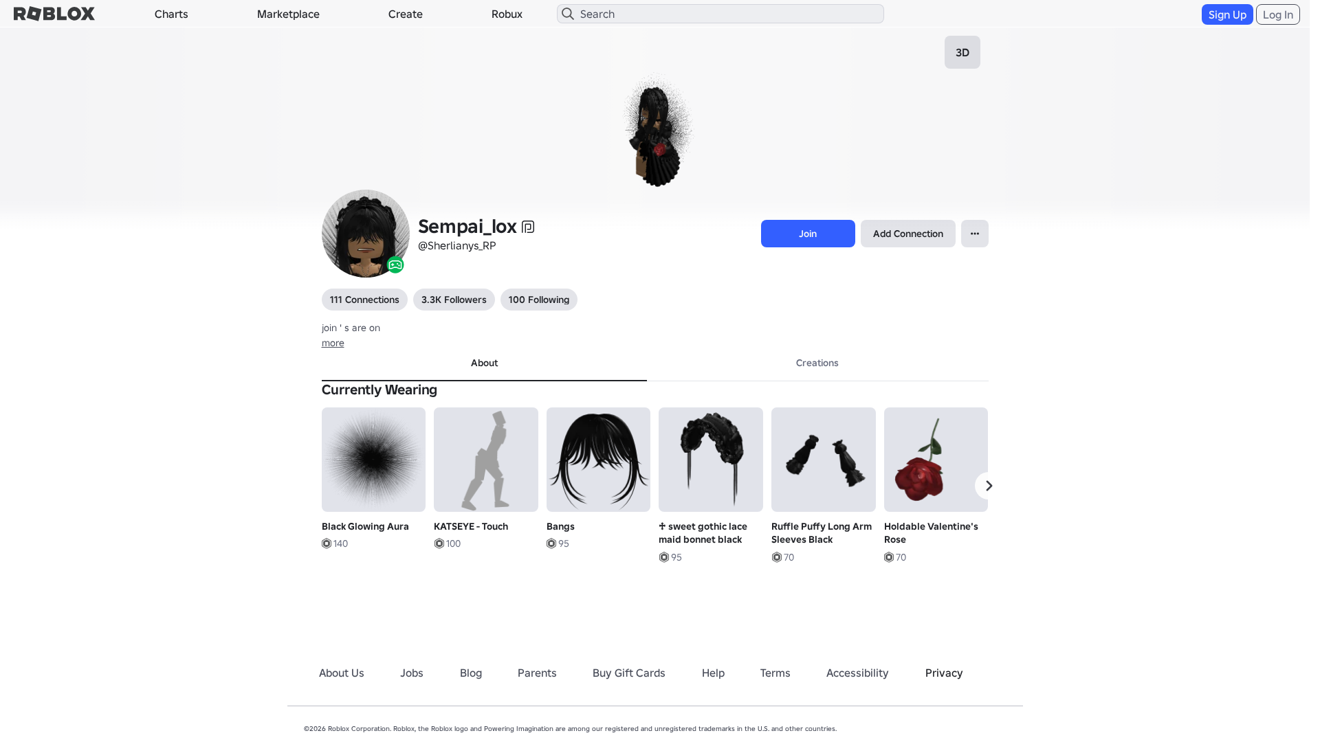 Screenshot of www.roblox.com.ml