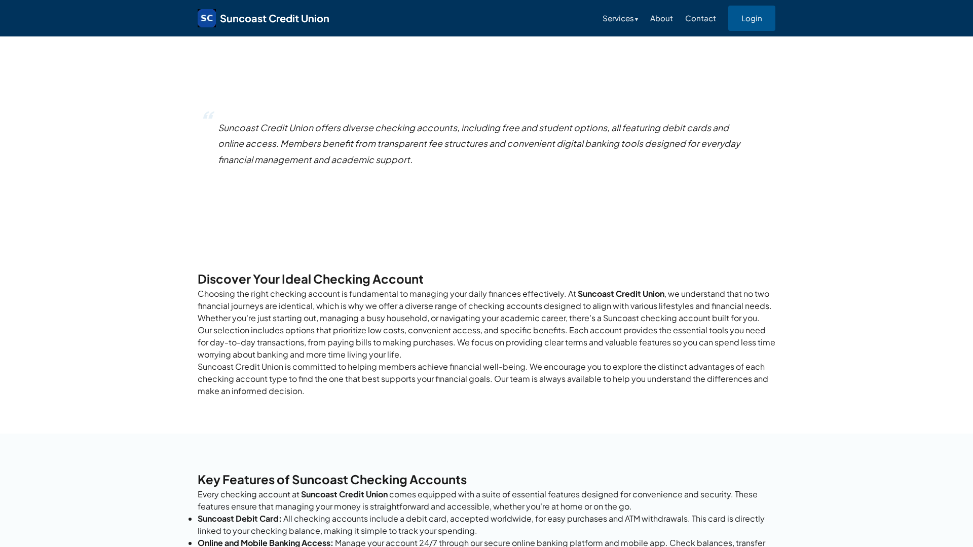 Screenshot of suncoastcreditunion.at