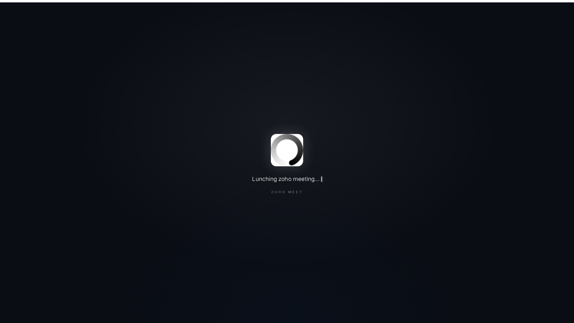 Screenshot of secure-zohomeet.com