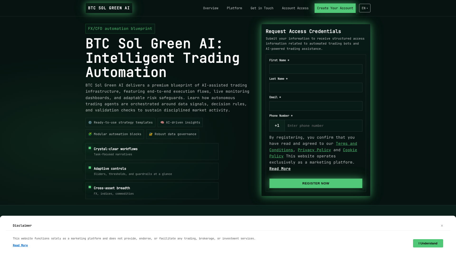 Screenshot of btcsolgreen-ai.pro
