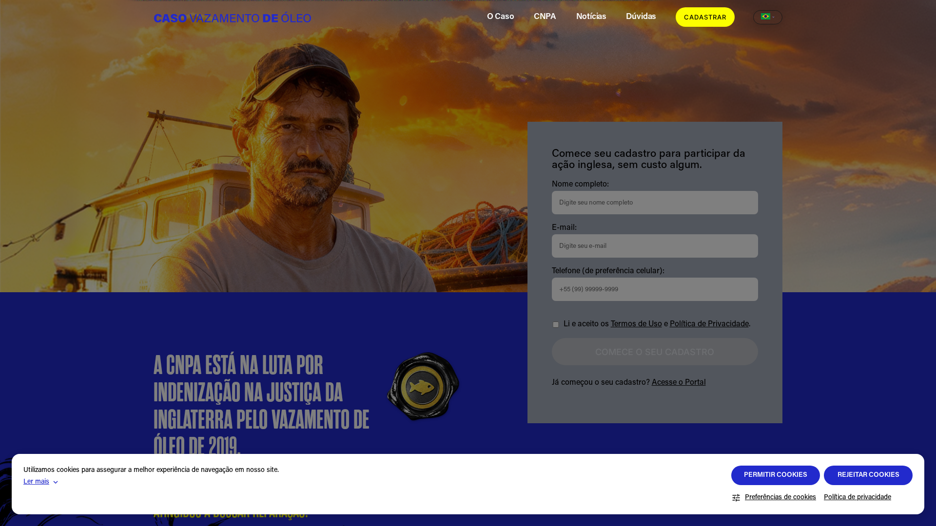 Screenshot of casovazamentodeoleo.com