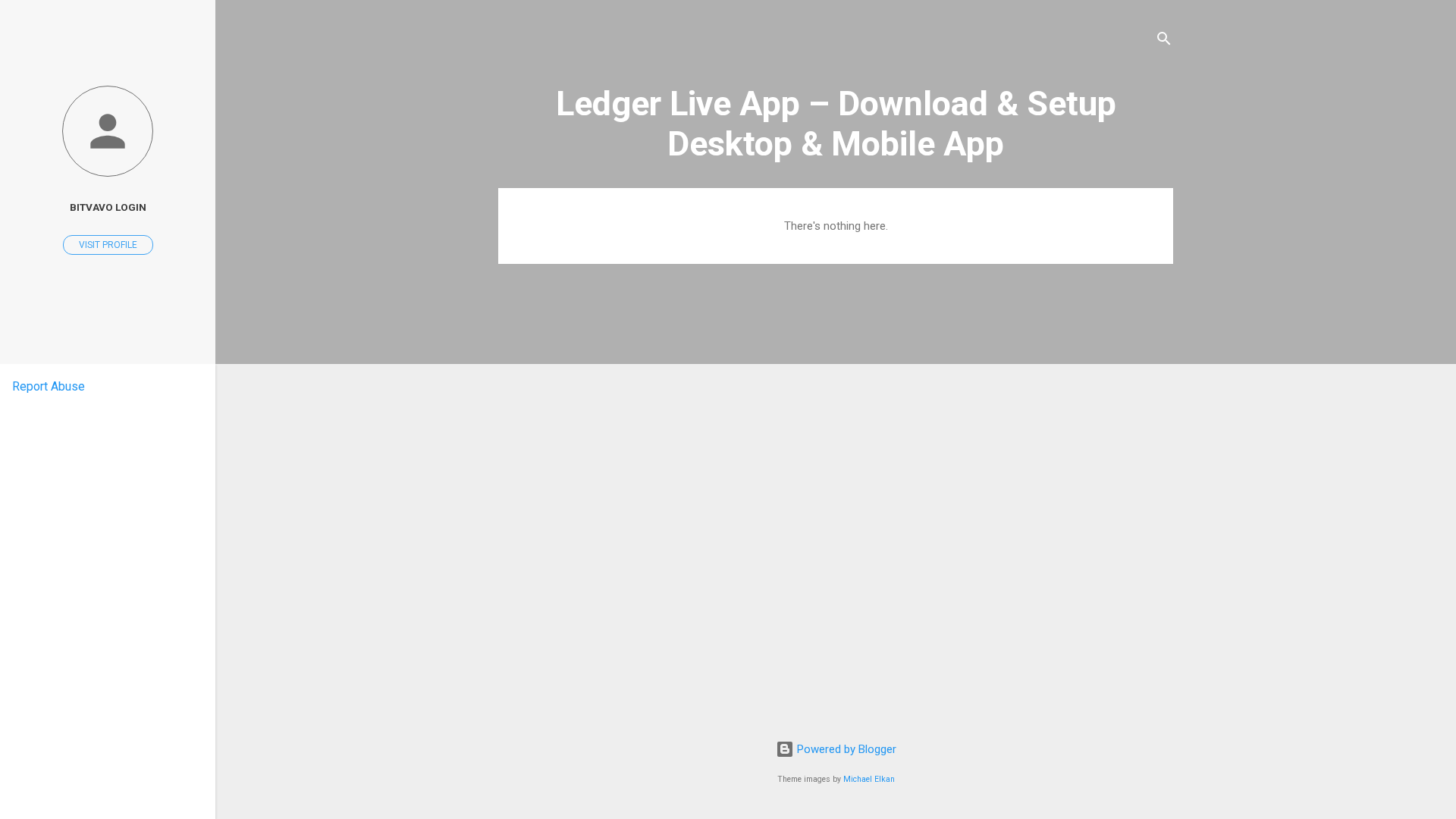 Screenshot of ledger-liive-app.blogspot.com