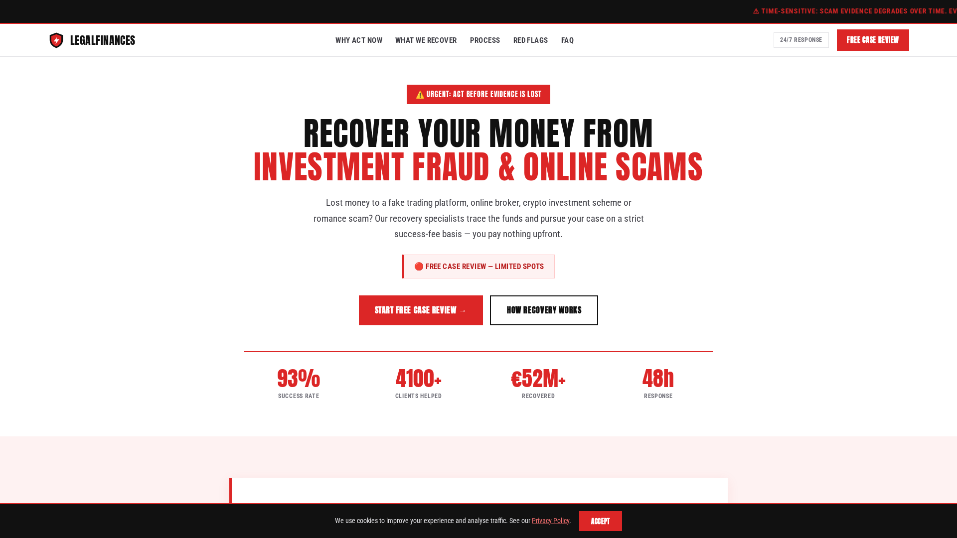 Screenshot of legalfinances.live