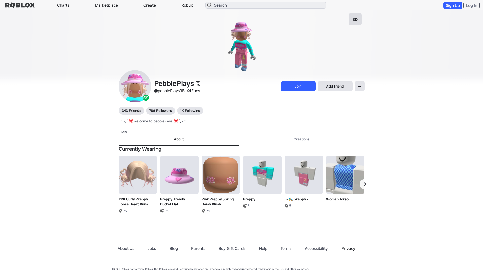 Screenshot of www.roblox.com.ml