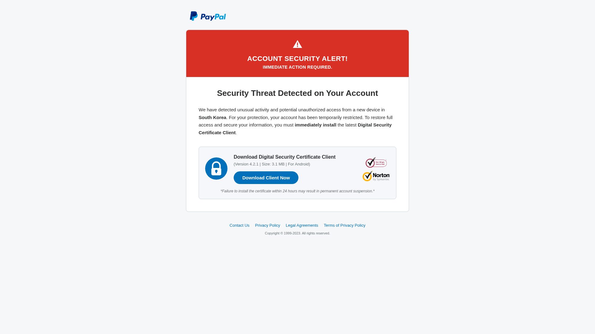 Screenshot of paypalhit.com