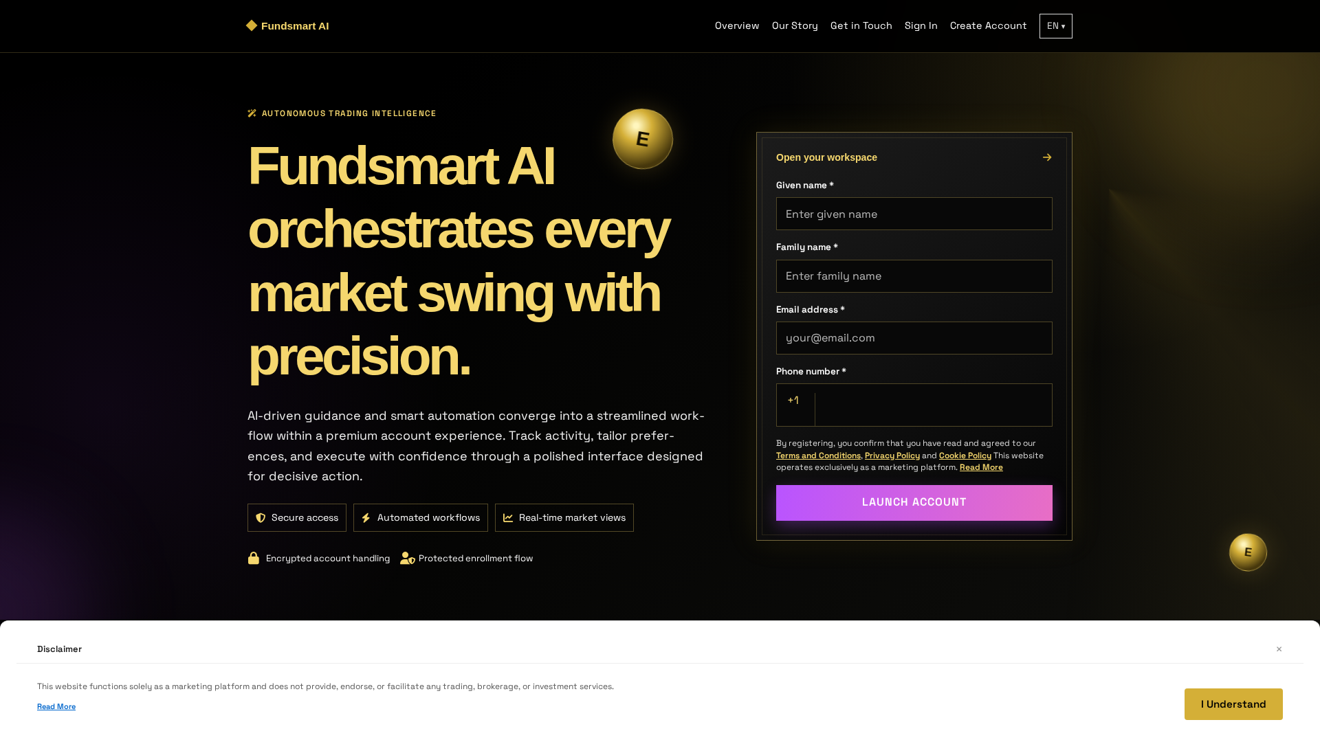 Screenshot of fundsmartai.shop
