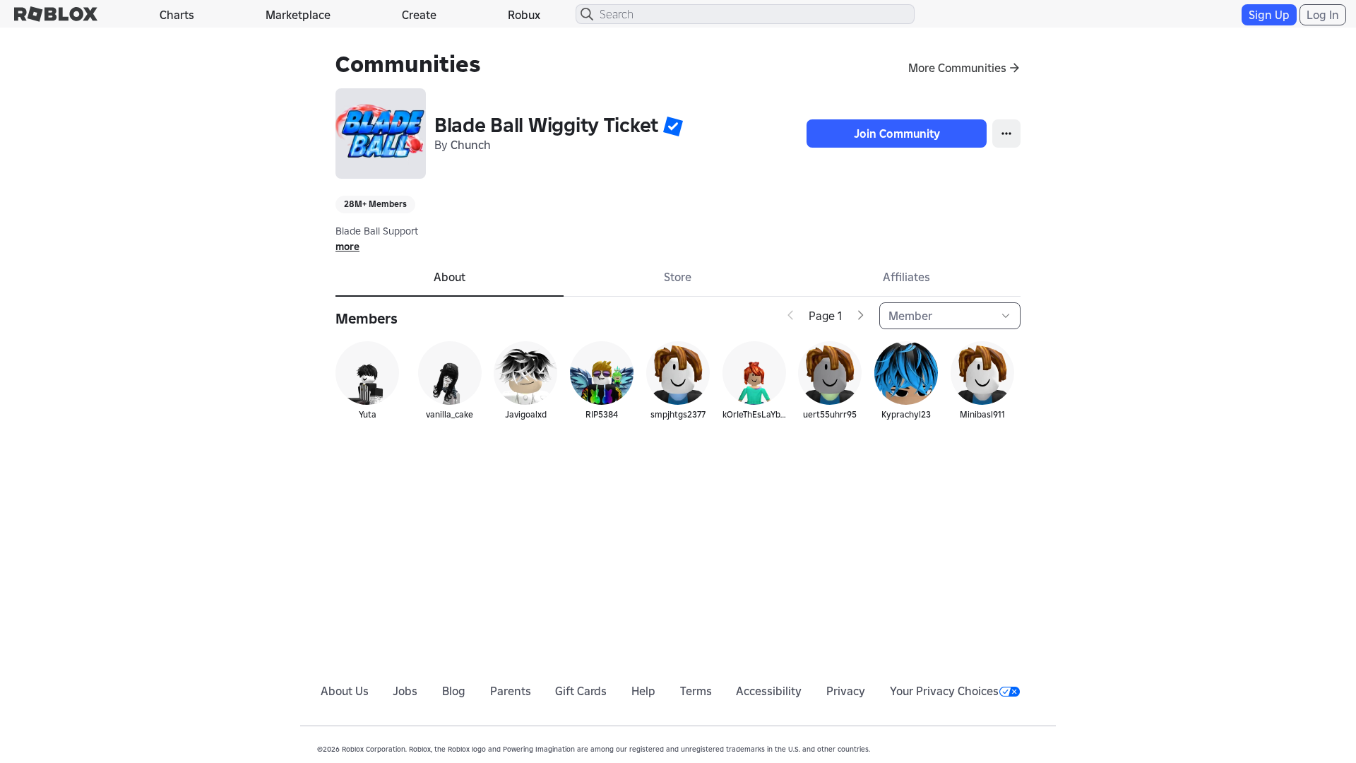 Screenshot of www.roblox.et