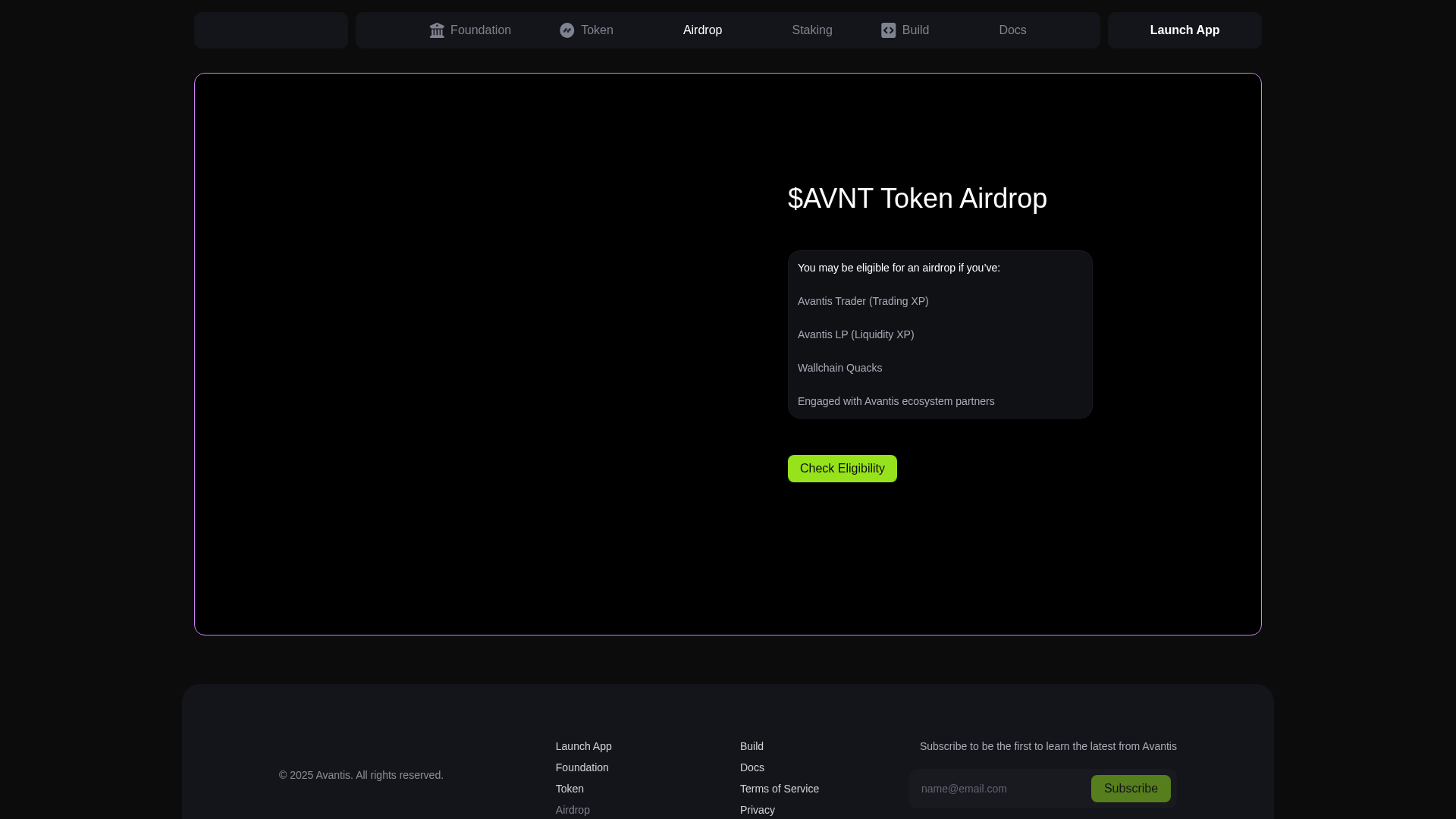 Screenshot of claim.avantisf.icu