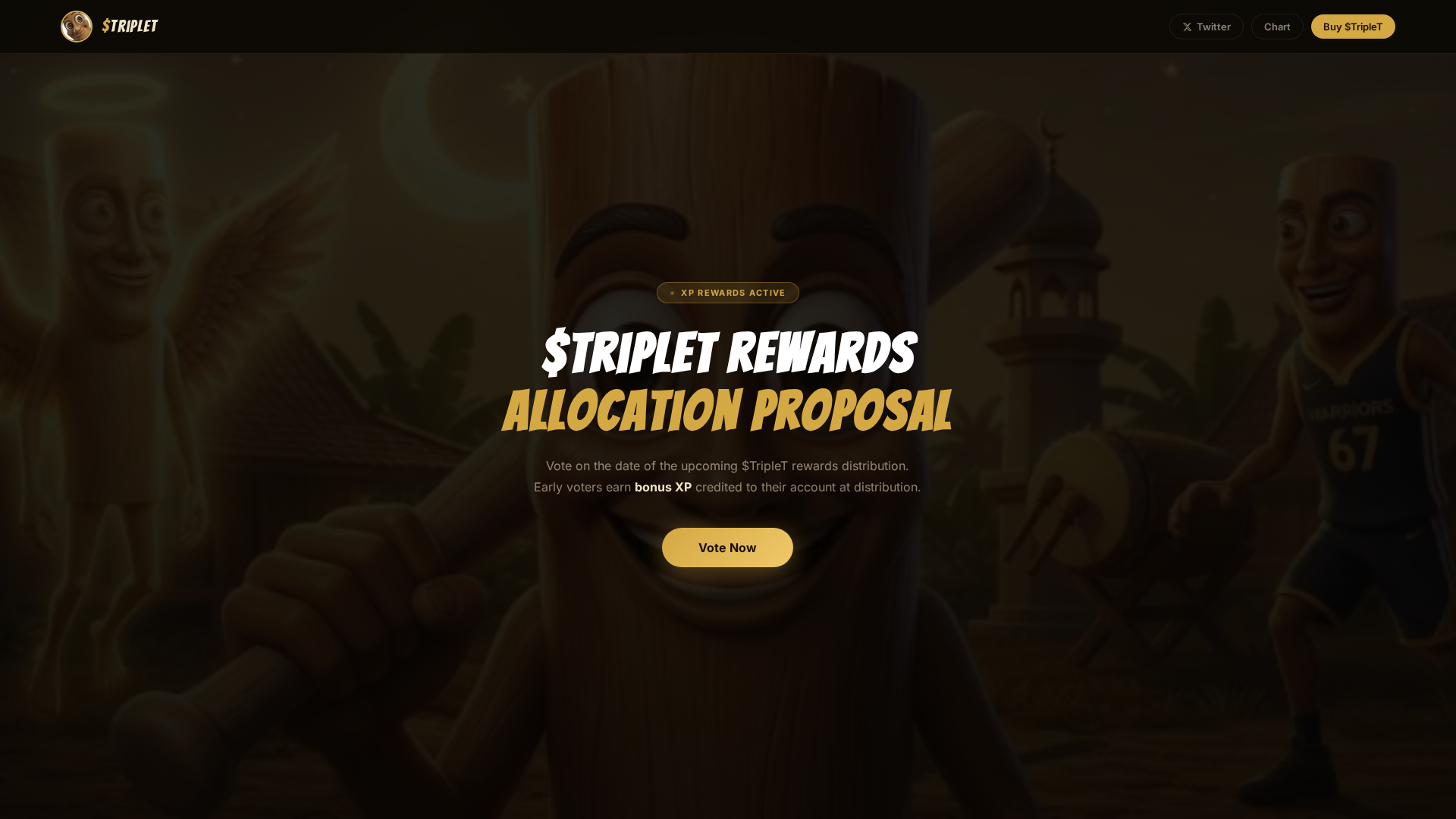 Screenshot of allocation-triplet.xyz