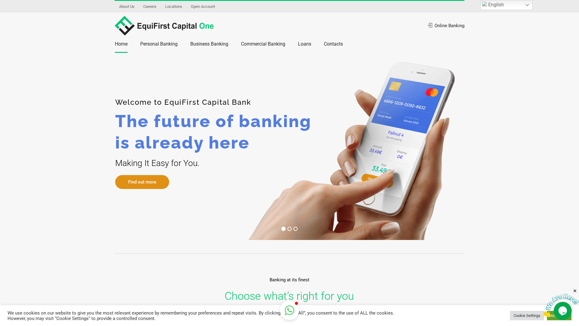 Screenshot of equifirstcapitol.com