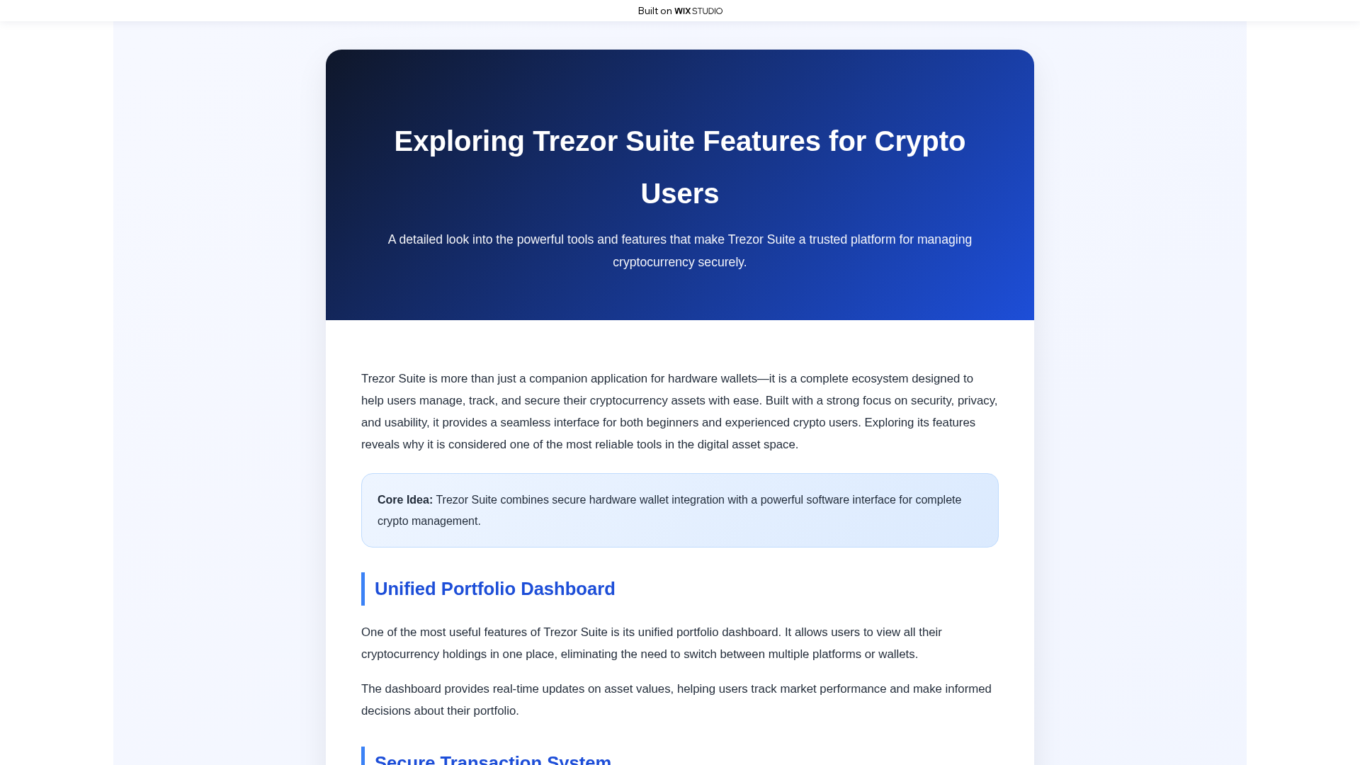 Screenshot of en-suite-pages.wixstudio.com