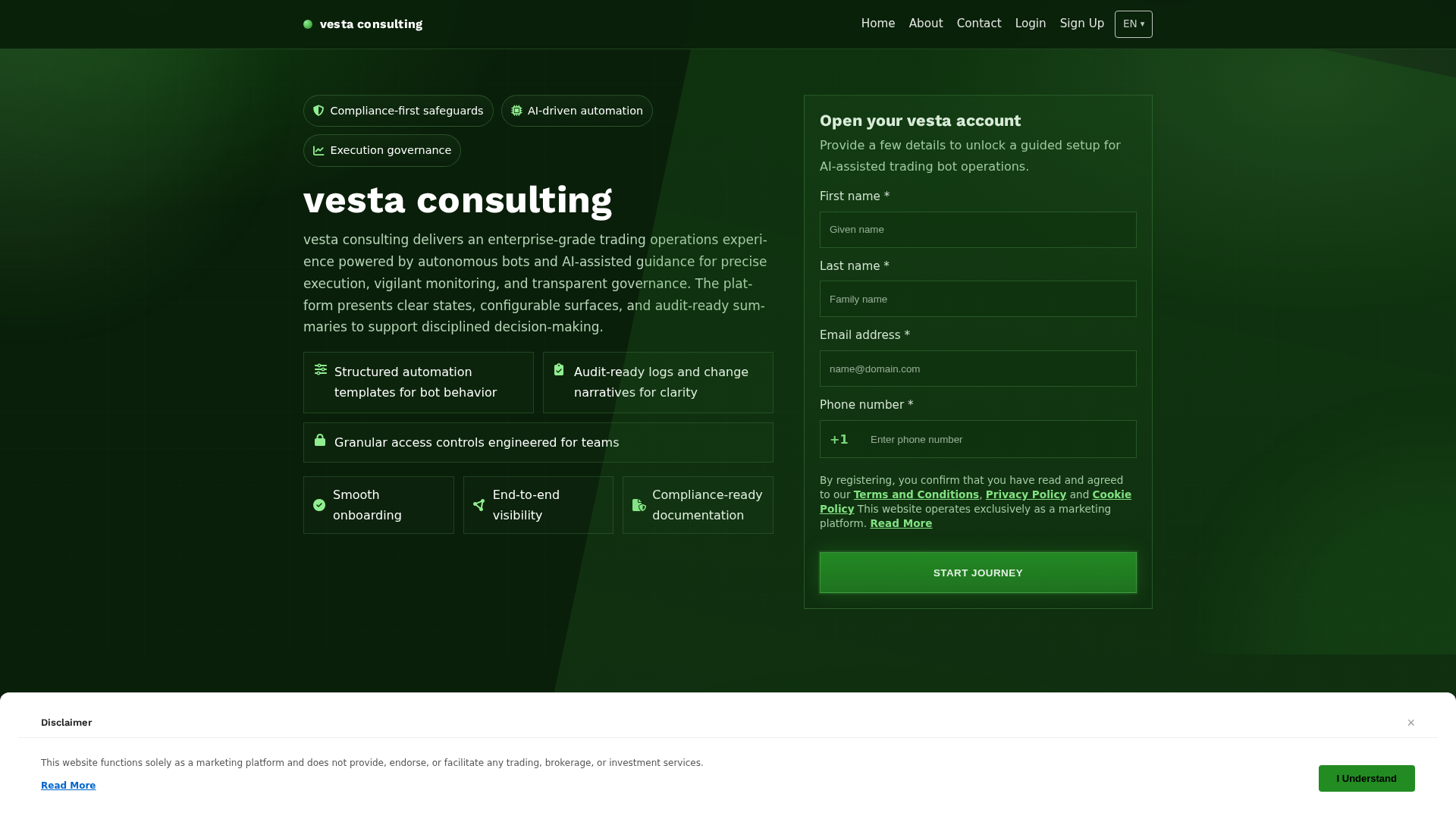 Screenshot of vestaconsulting.shop