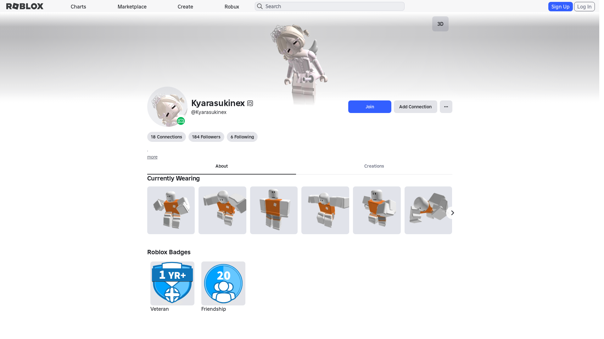 Screenshot of www.roblox.com.ni