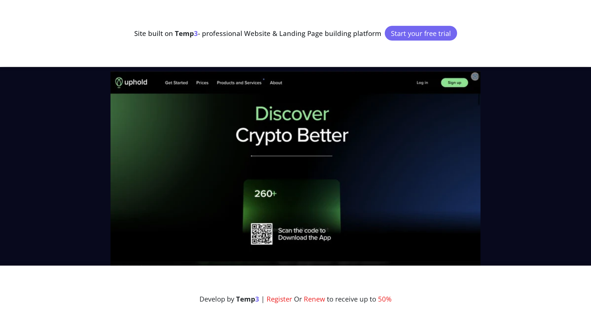 Screenshot of uphold-com-cdn-a-auths.tem3.io
