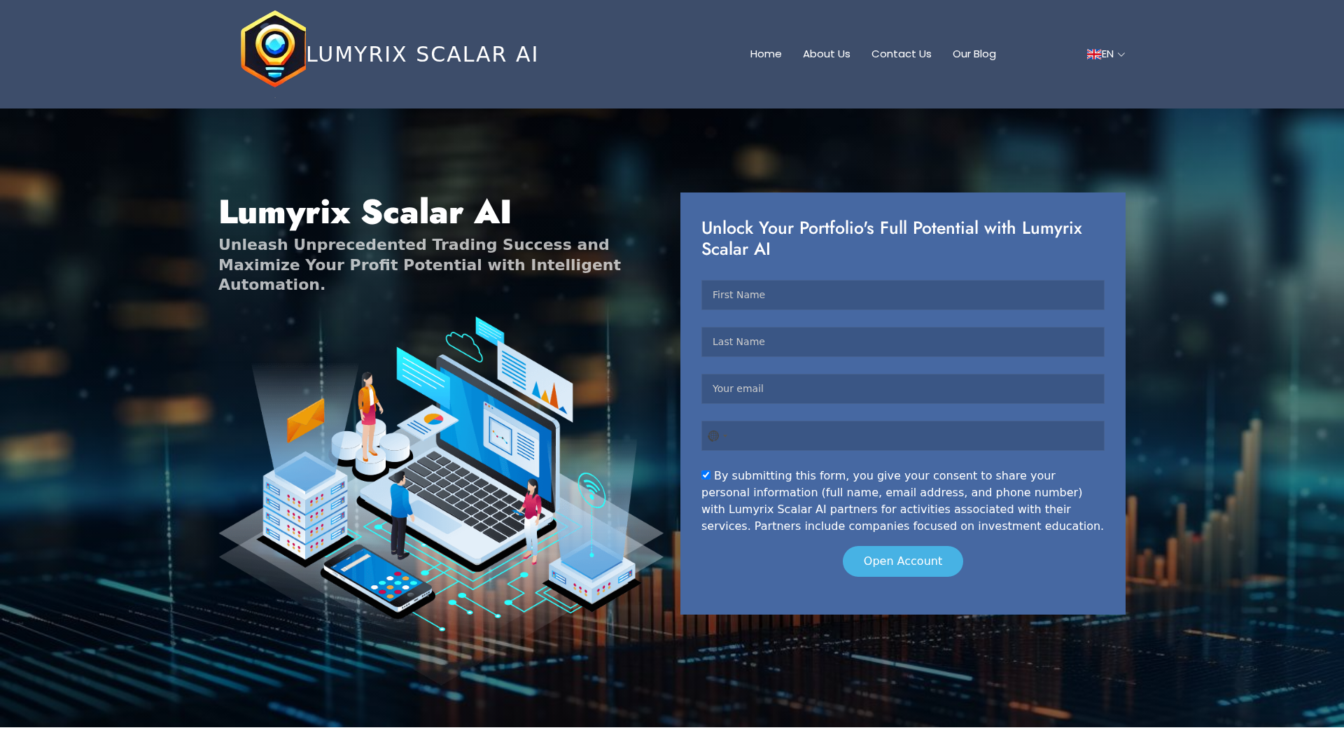 Screenshot of lumyrixscalarai-gpt.org