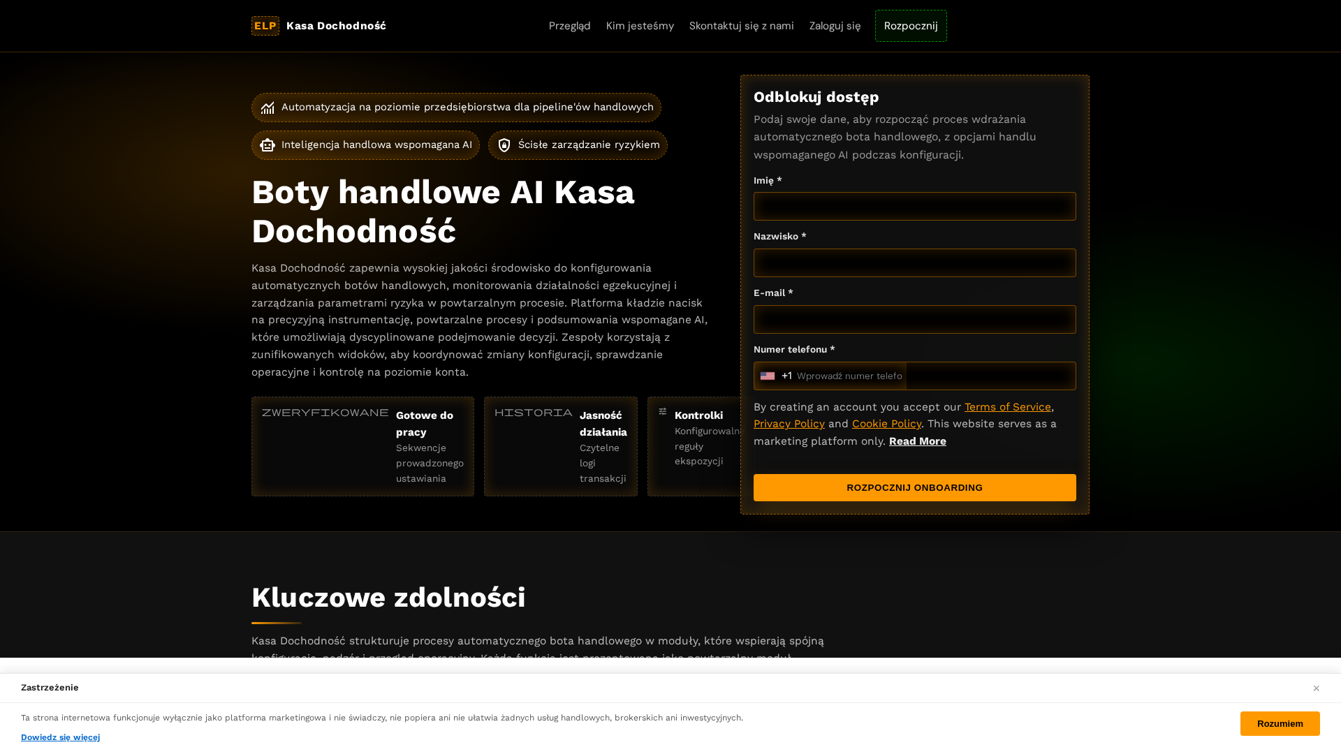 Screenshot of kasa-dochodnosc.digital