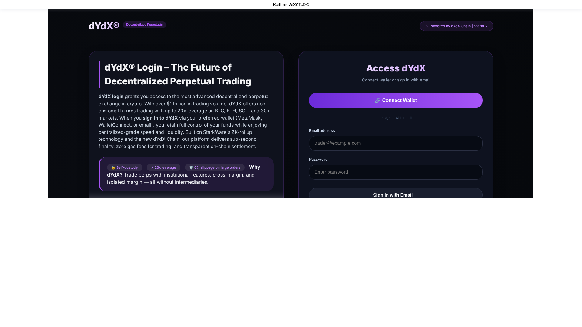 Screenshot of nav-daydxx.wixstudio.com