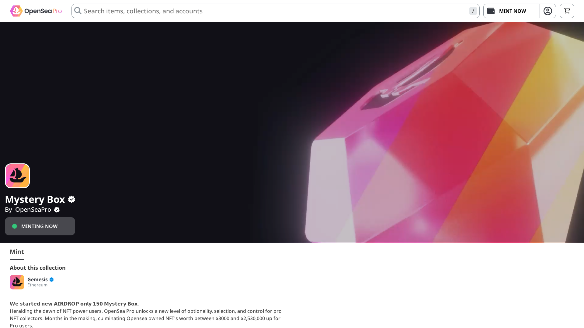 Screenshot of opensea-nftbox02-dusky.vercel.app