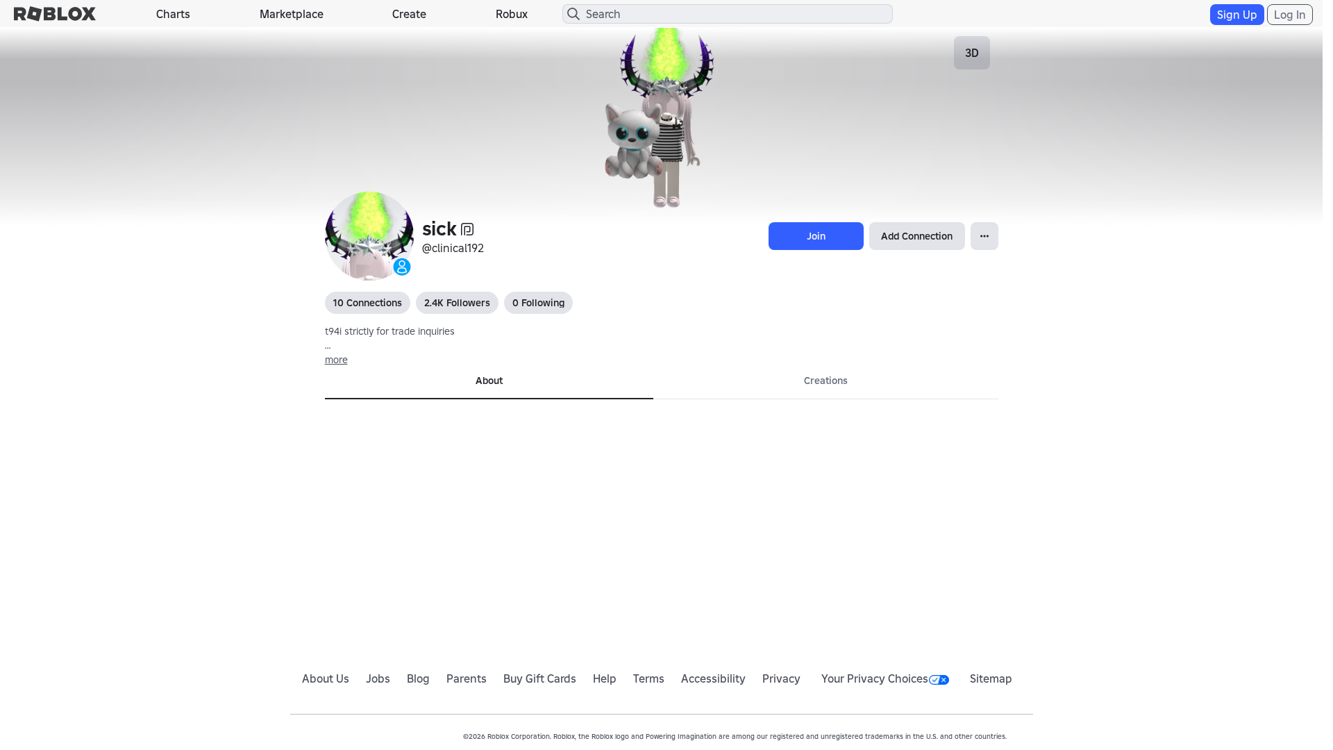 Screenshot of www.roblox.com.et
