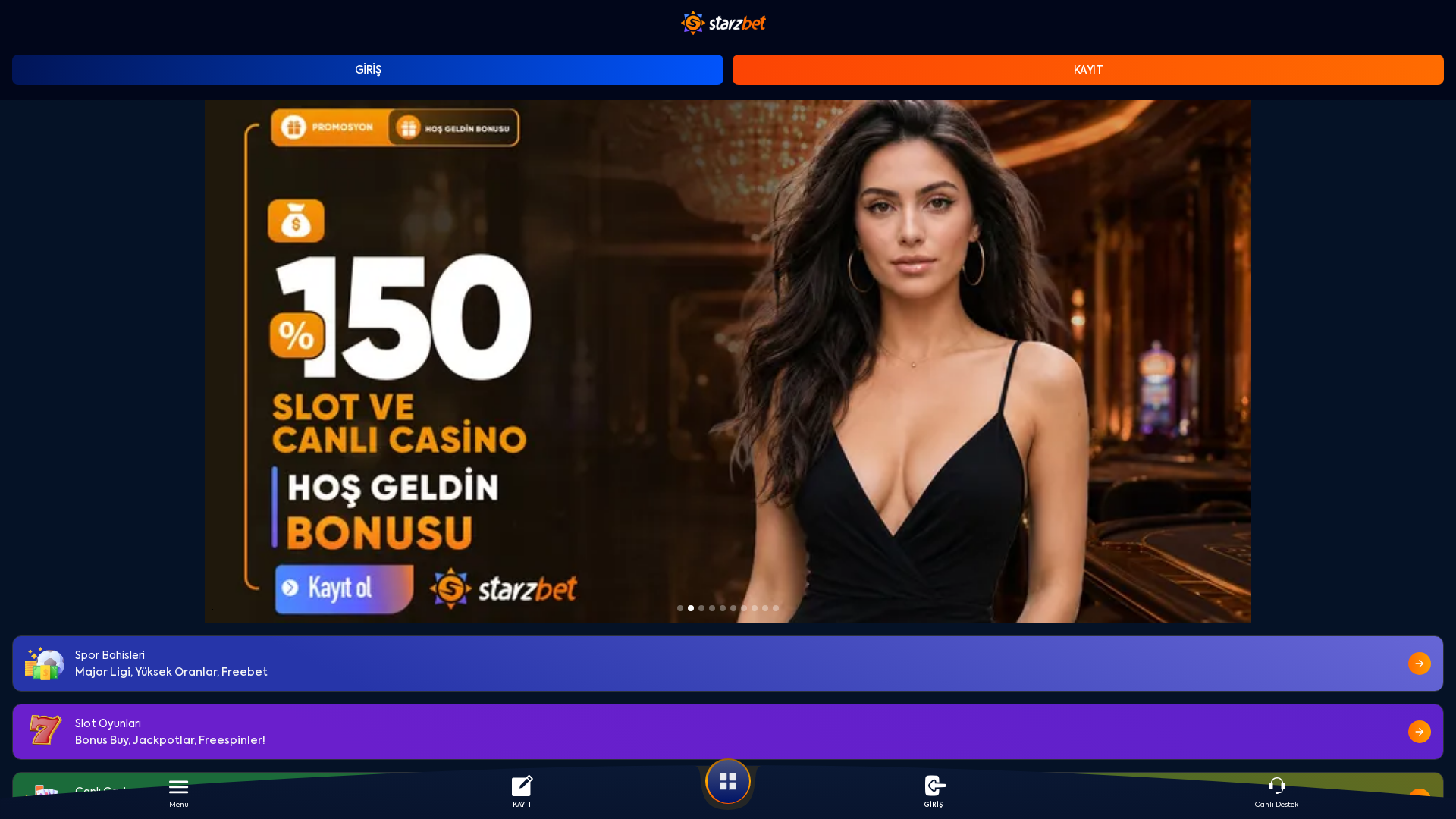 Screenshot of 516starzbet.com