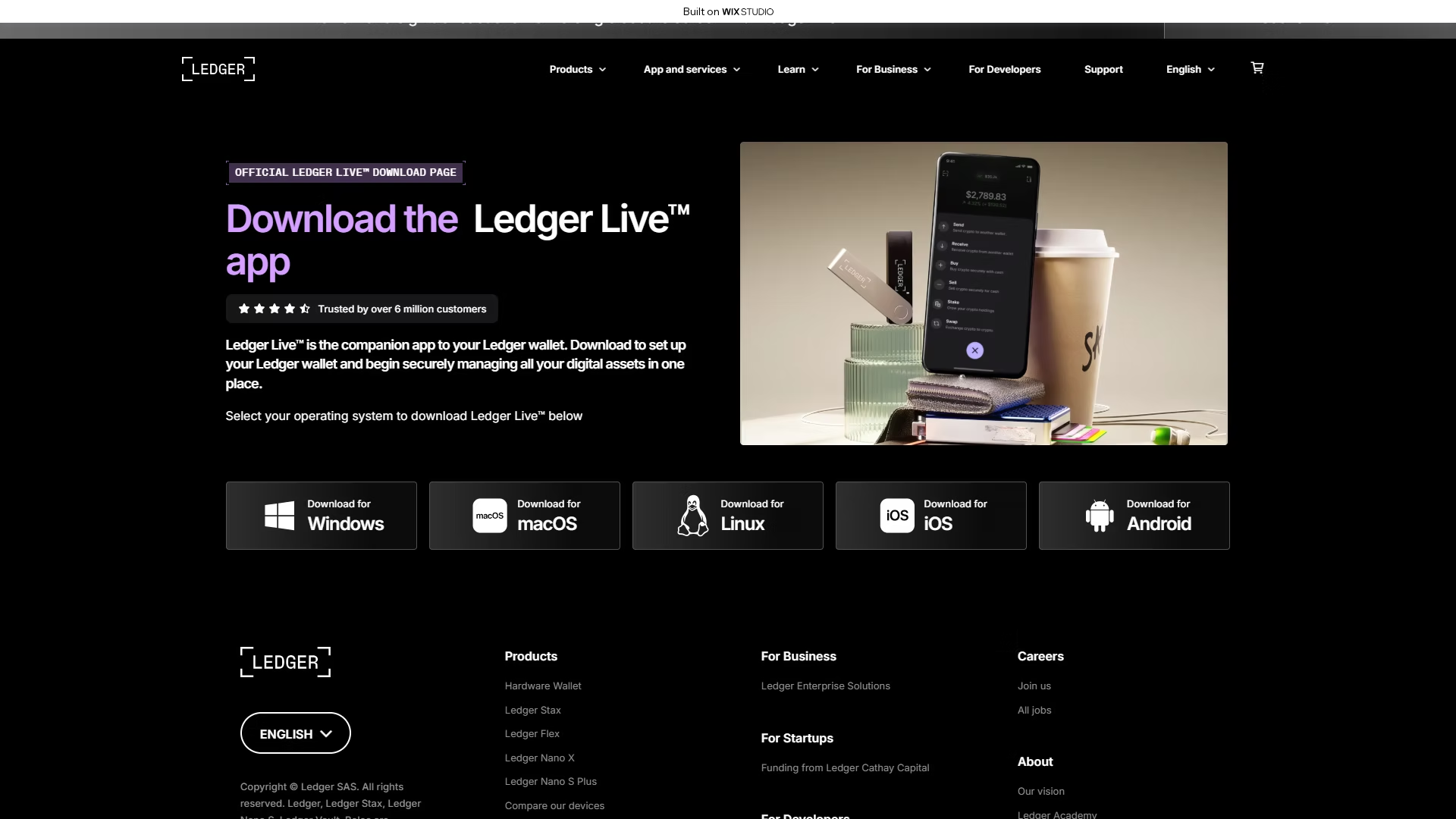 Screenshot of appglobal-desktopapp.wixstudio.com