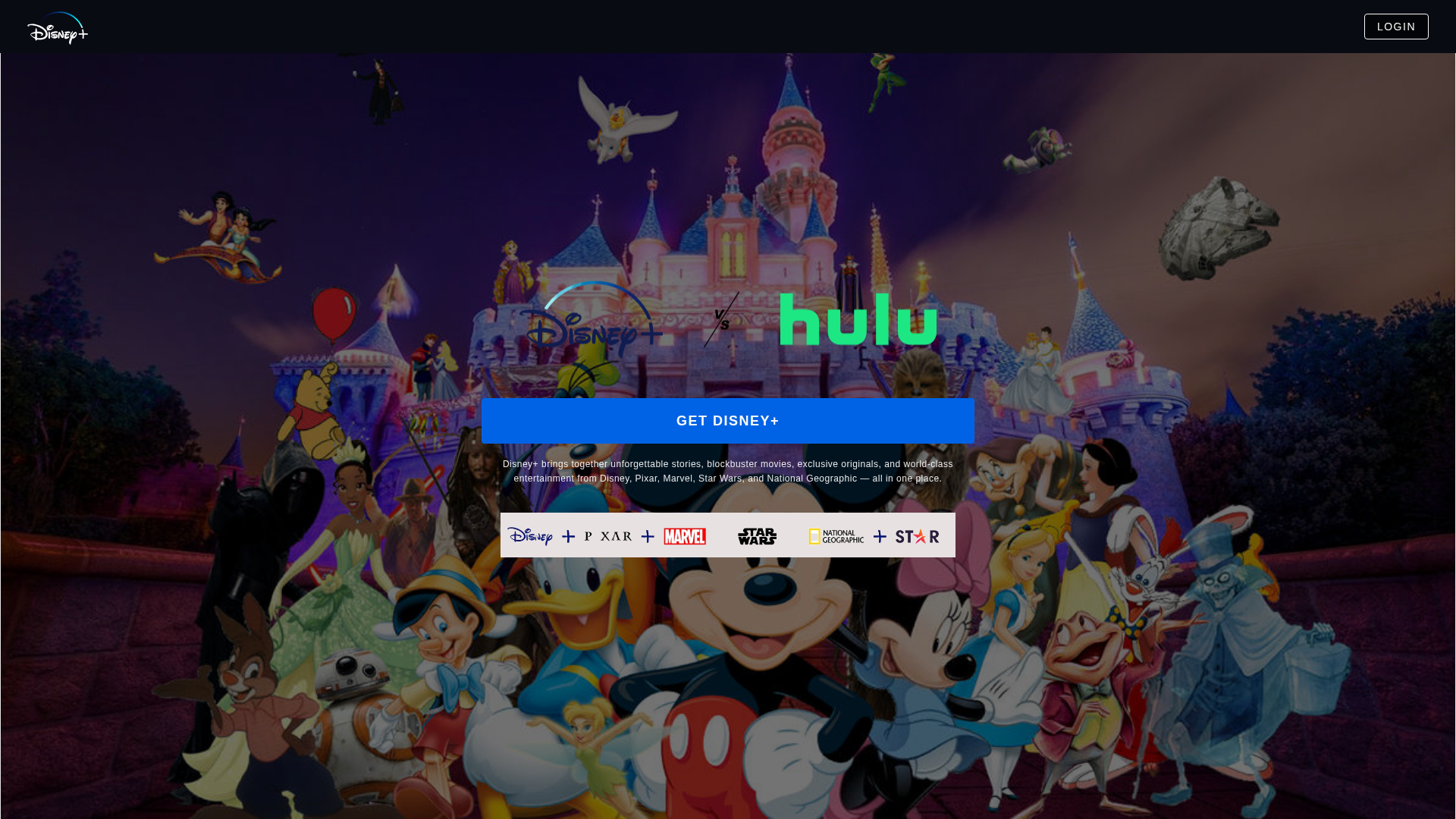 Screenshot of disney-clone-ce359.firebaseapp.com