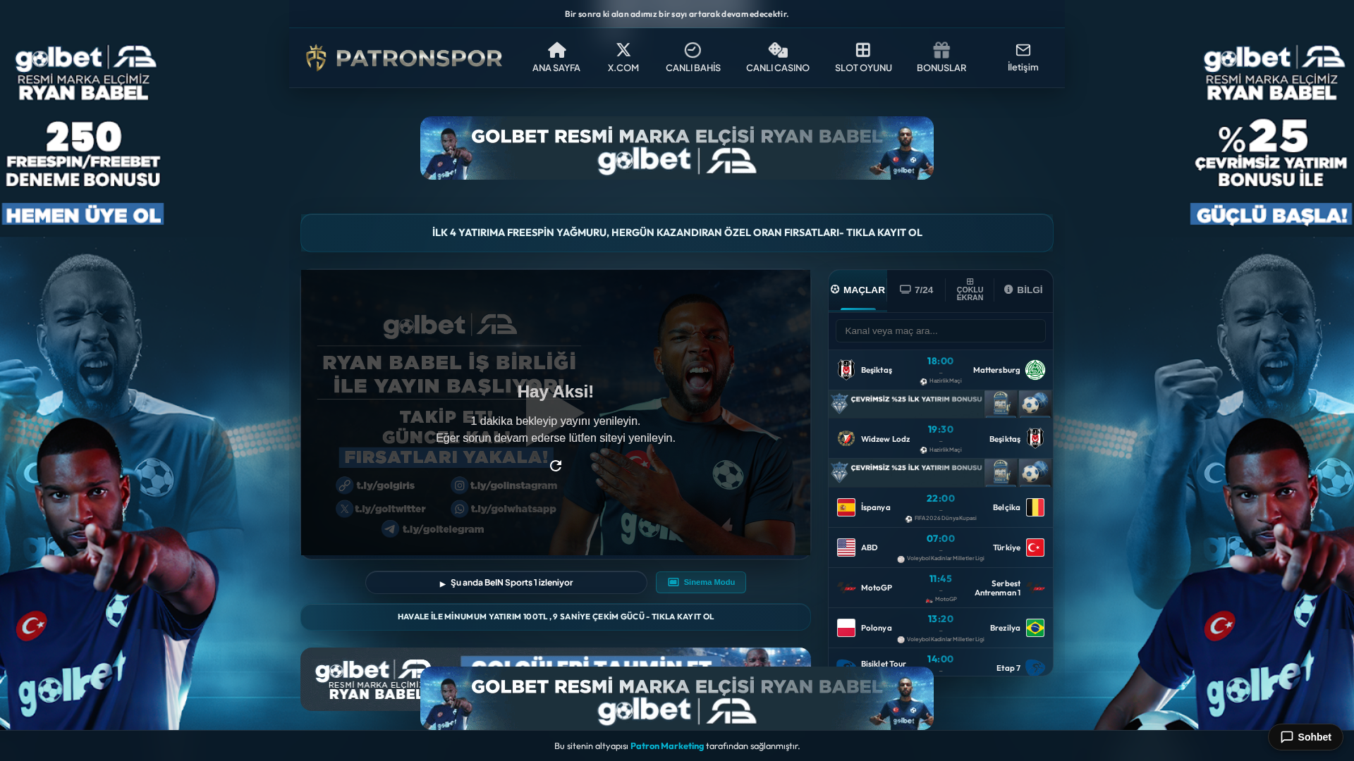 Screenshot of patronlive40.cfd