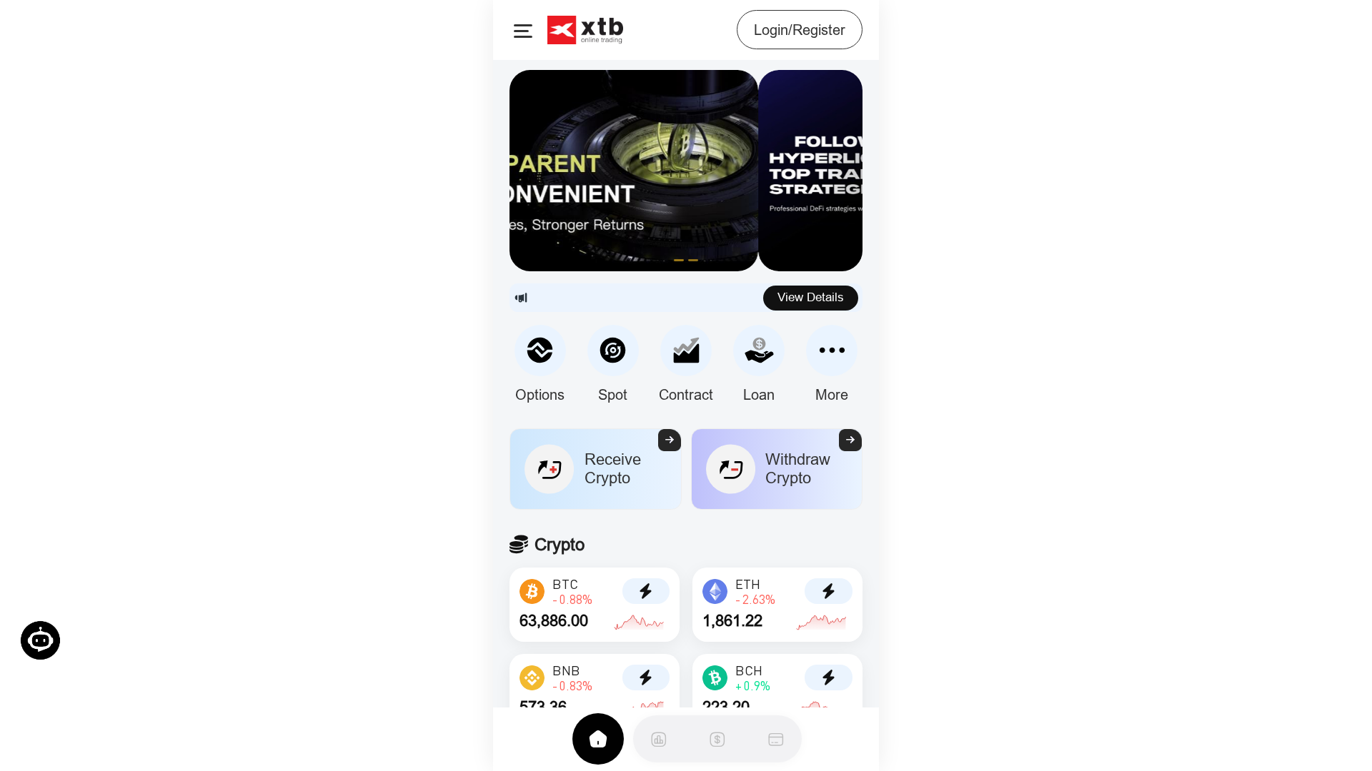 Screenshot of www.xtbcoin.com