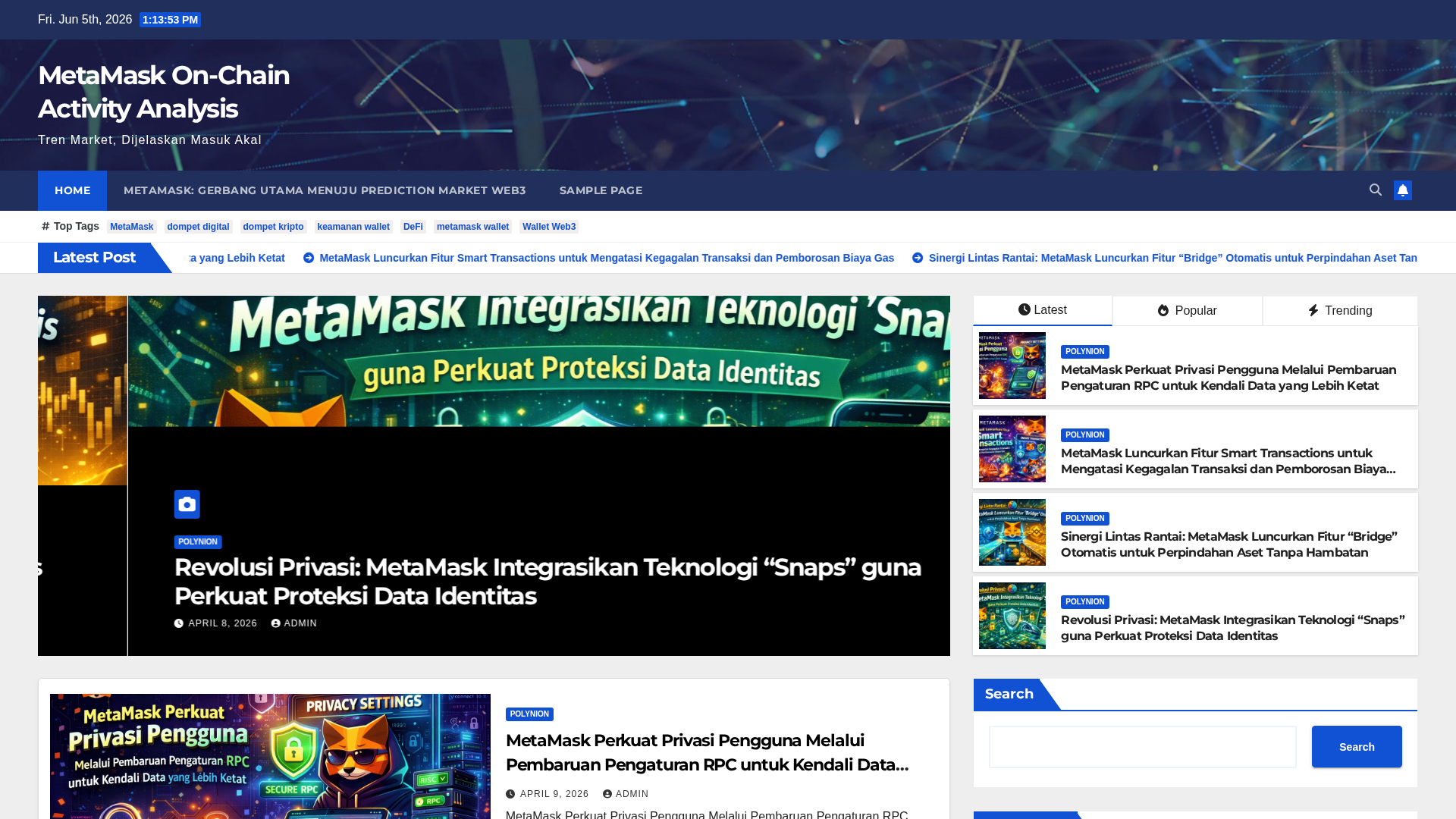 Screenshot of metamaskprediction.com