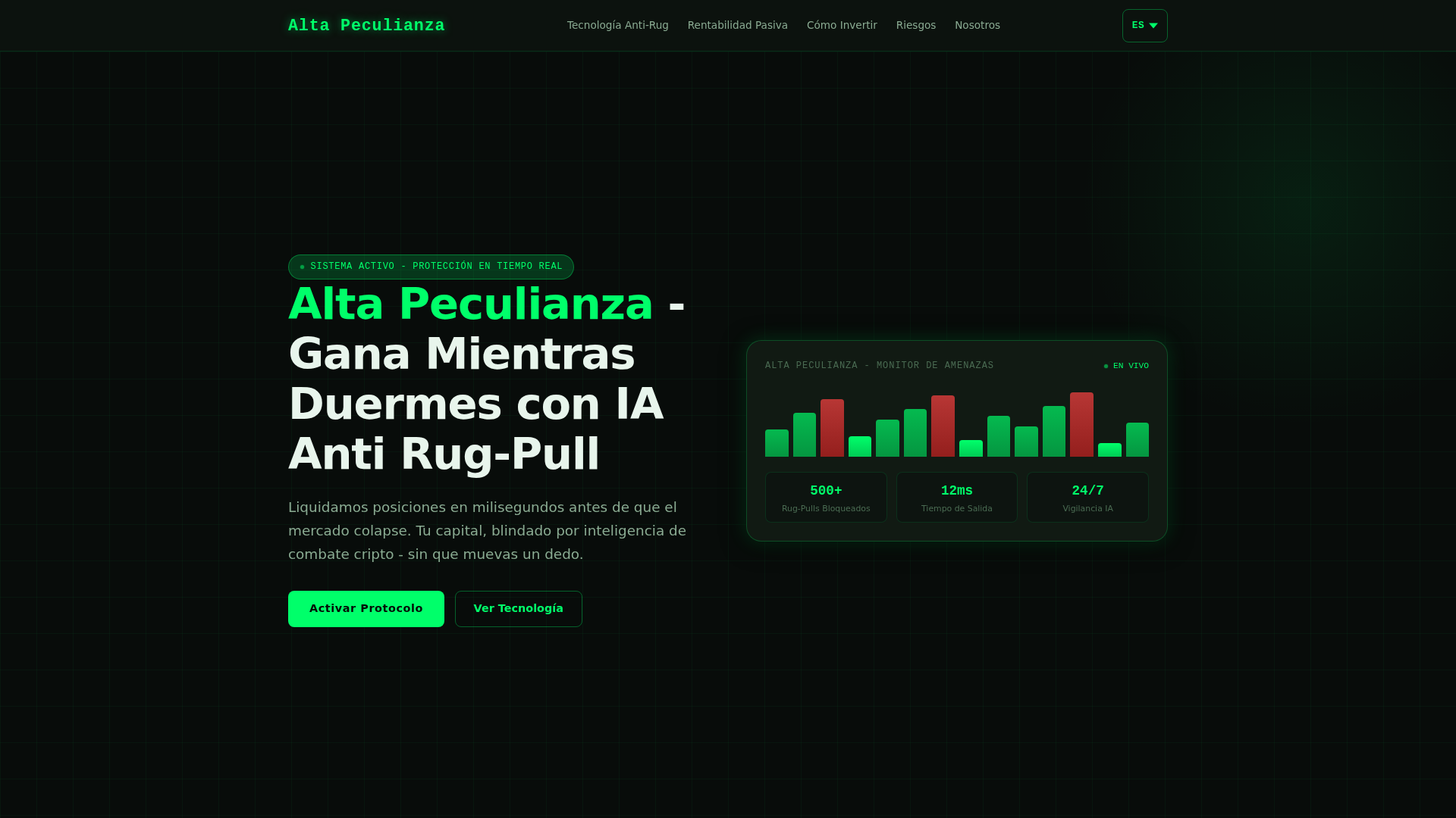 Screenshot of altapeculianza.net