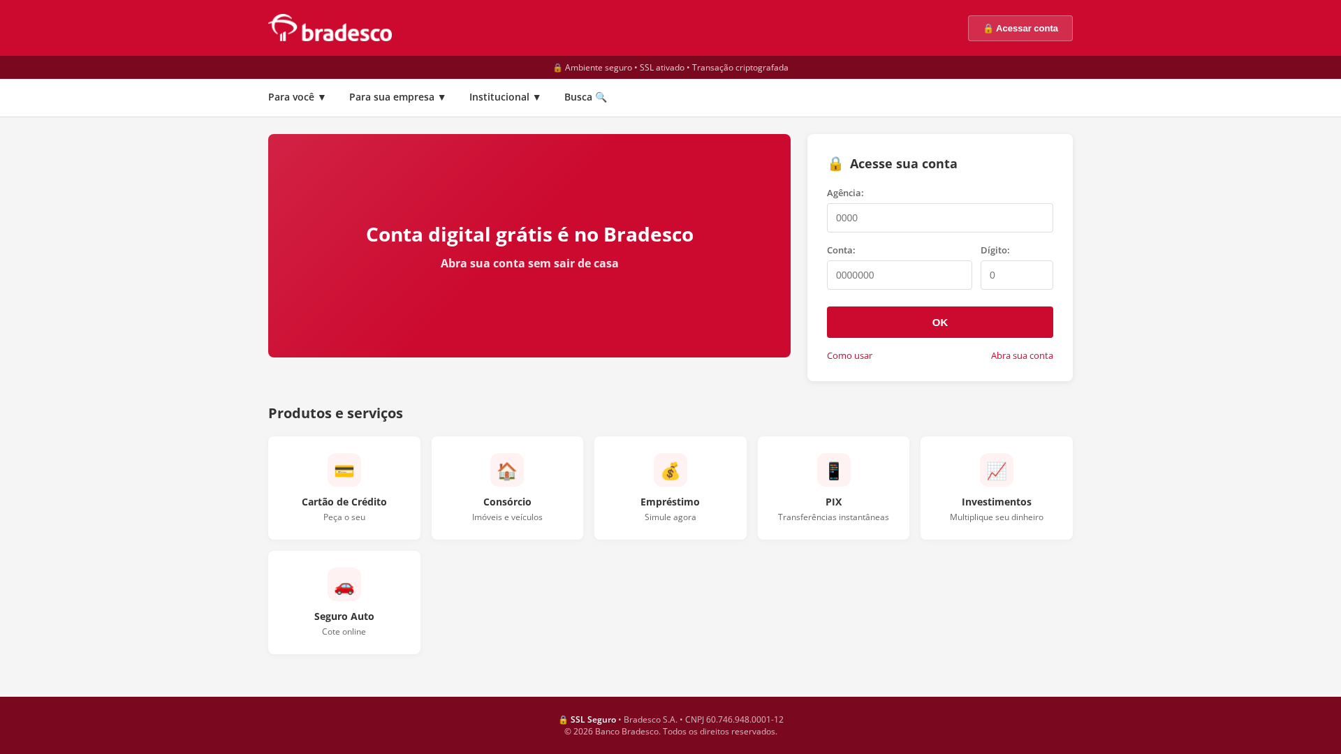 Screenshot of bradesco-transacoes.ddns.net