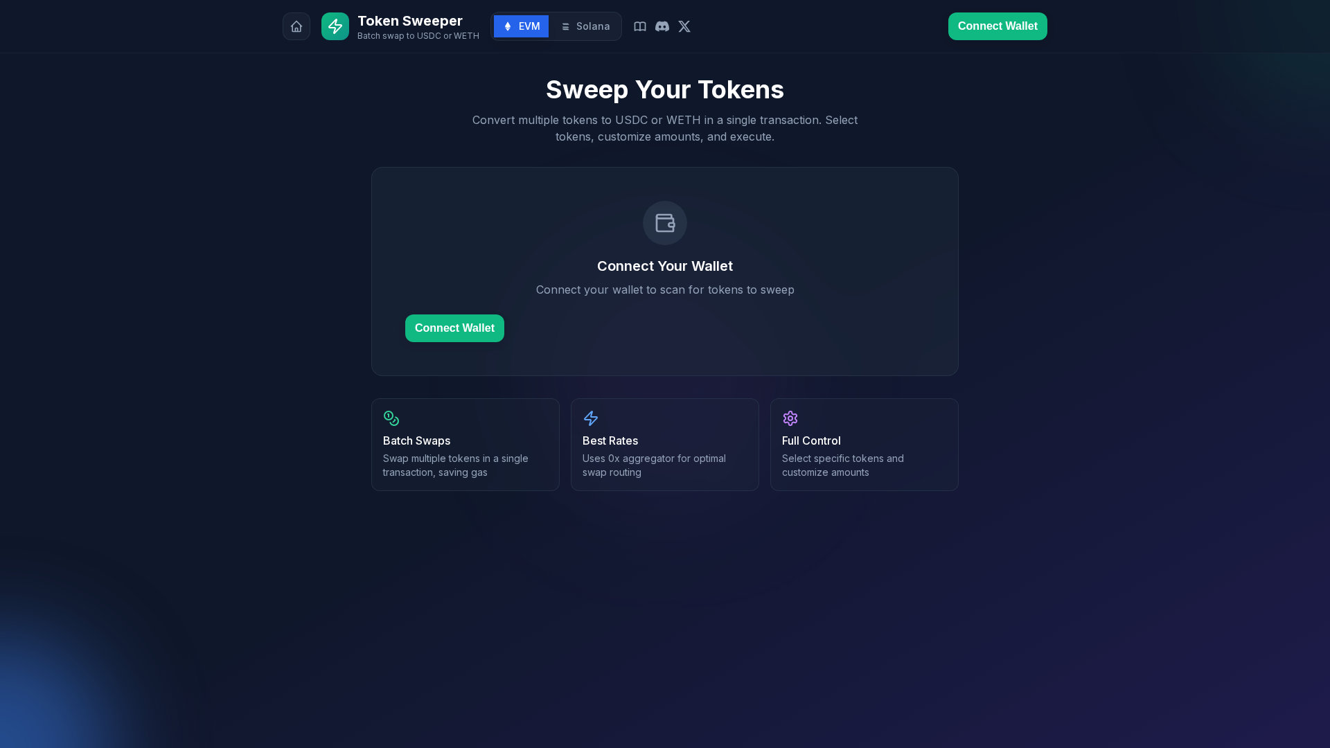 Screenshot of iaero-sweeper.pages.dev