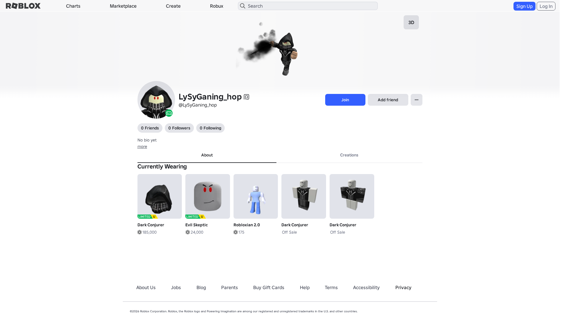 Screenshot of www.roblox.com.ml
