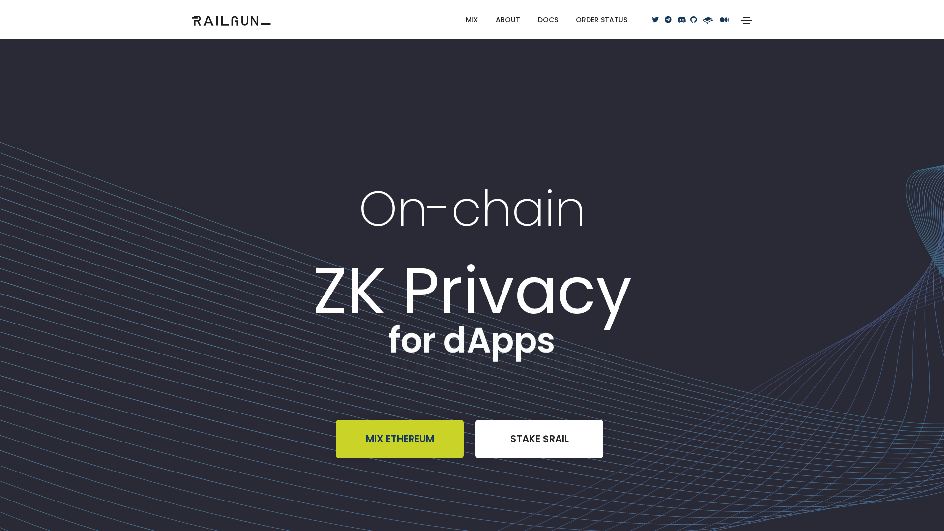 Screenshot of railguun.org