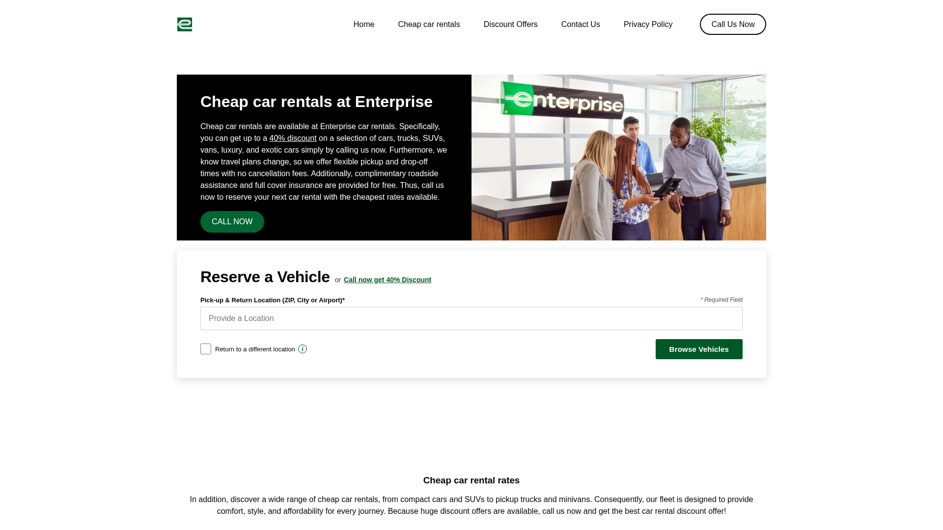 Screenshot of enterpriserentacar.site