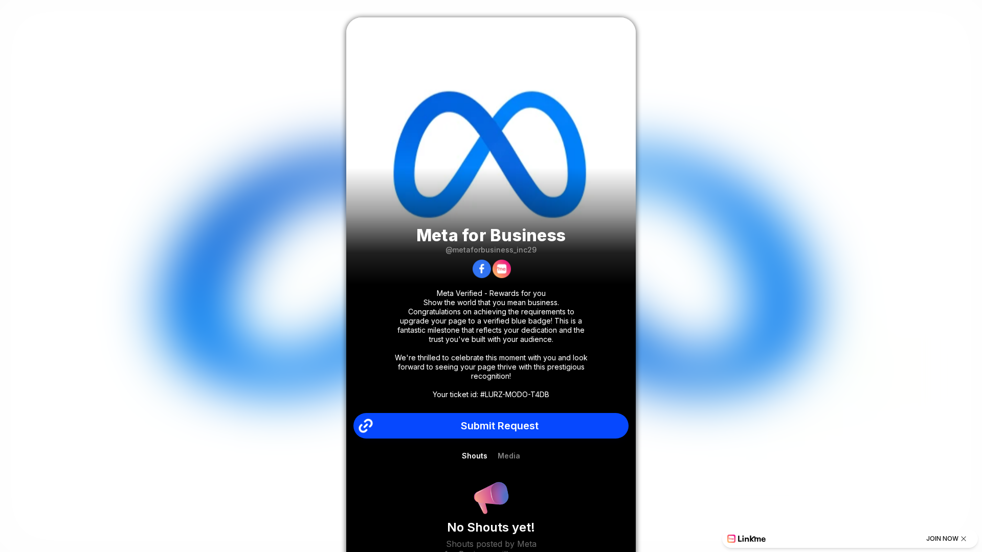 Screenshot of www.link.me