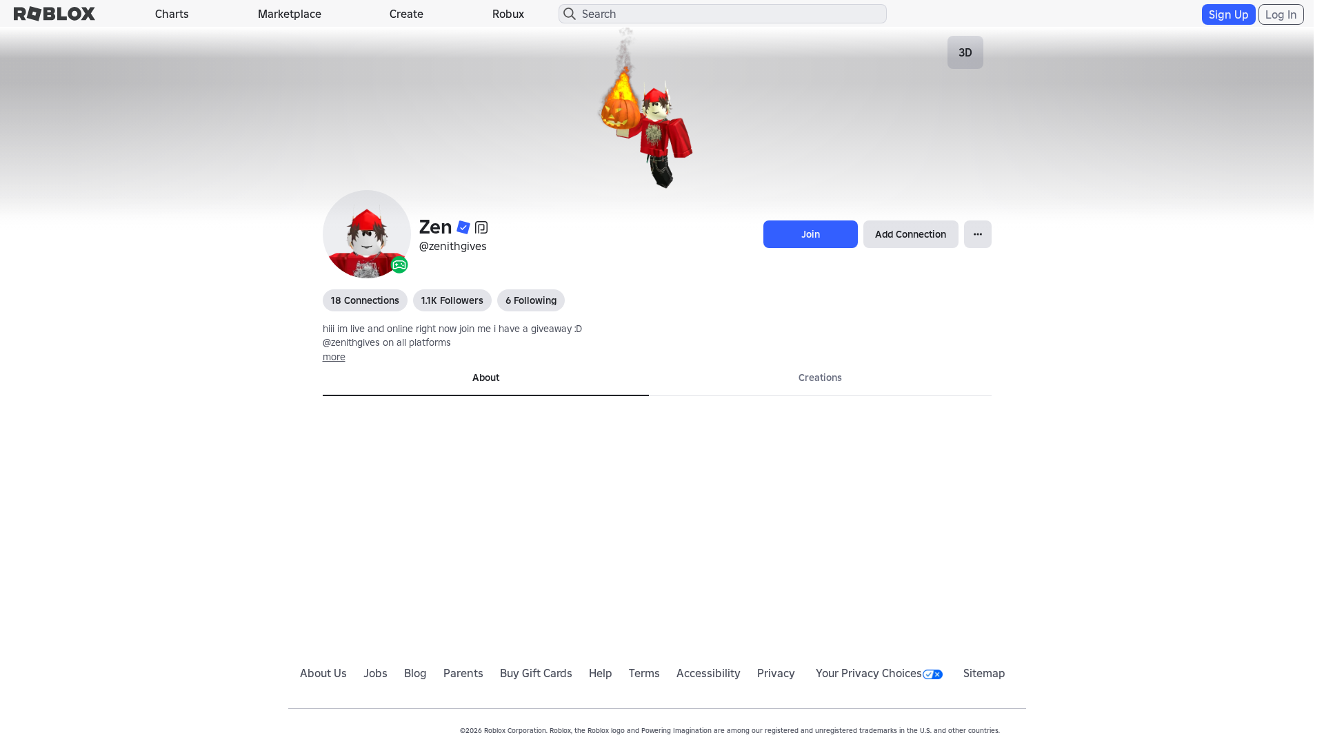 Screenshot of www.roblox.com.bi