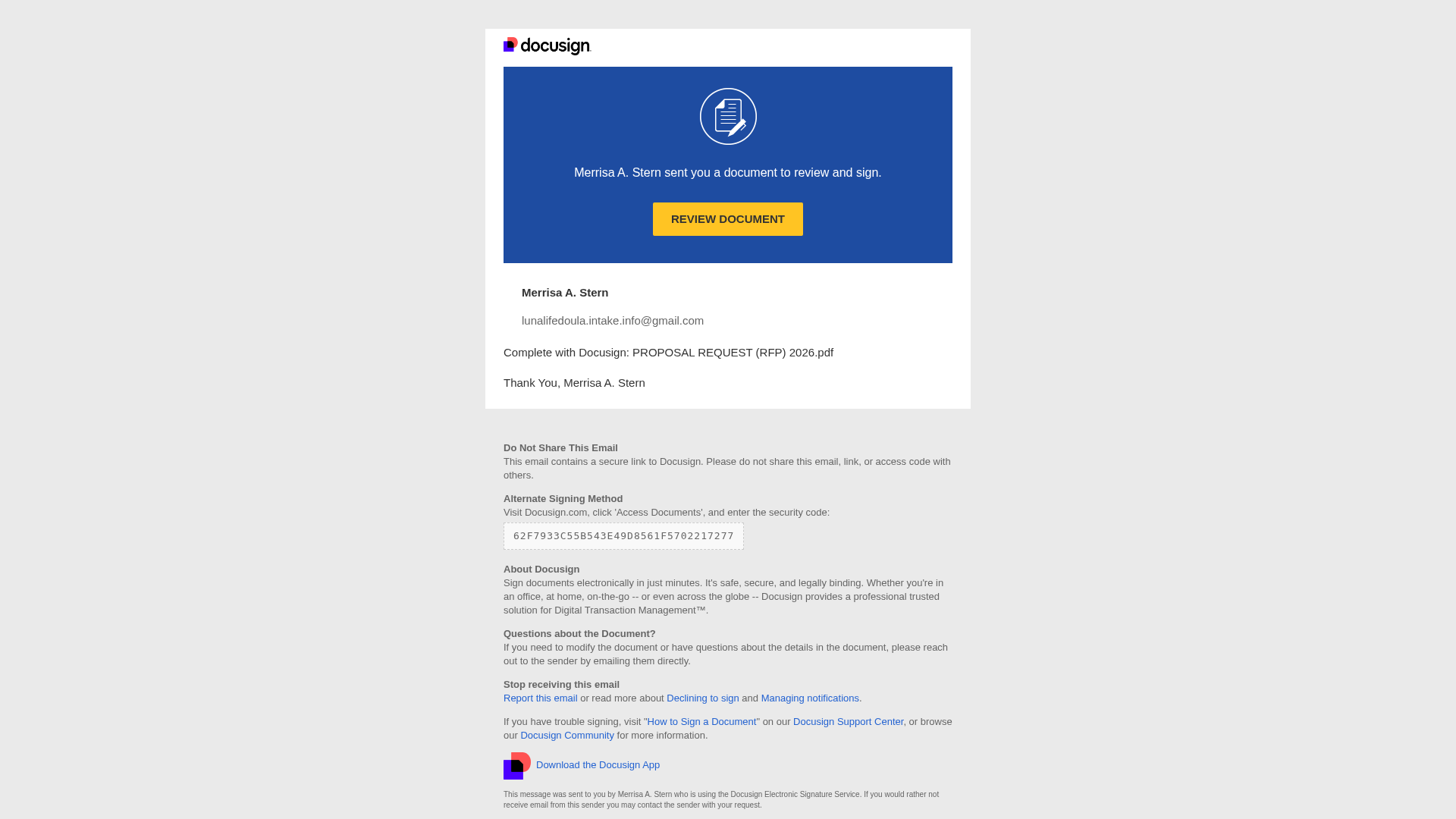 Screenshot of docusign-server.github.io