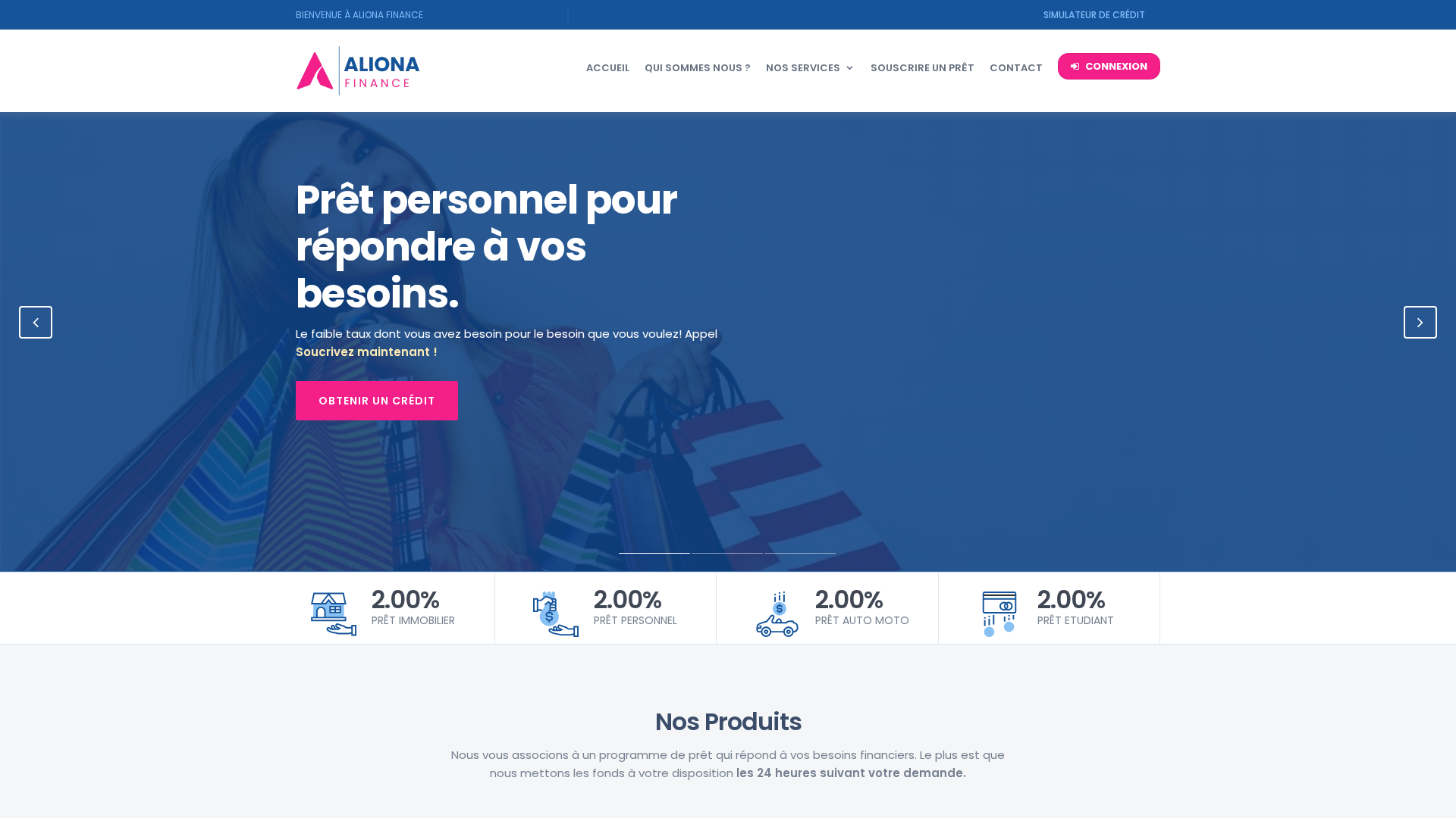 Screenshot of alionacorp.com