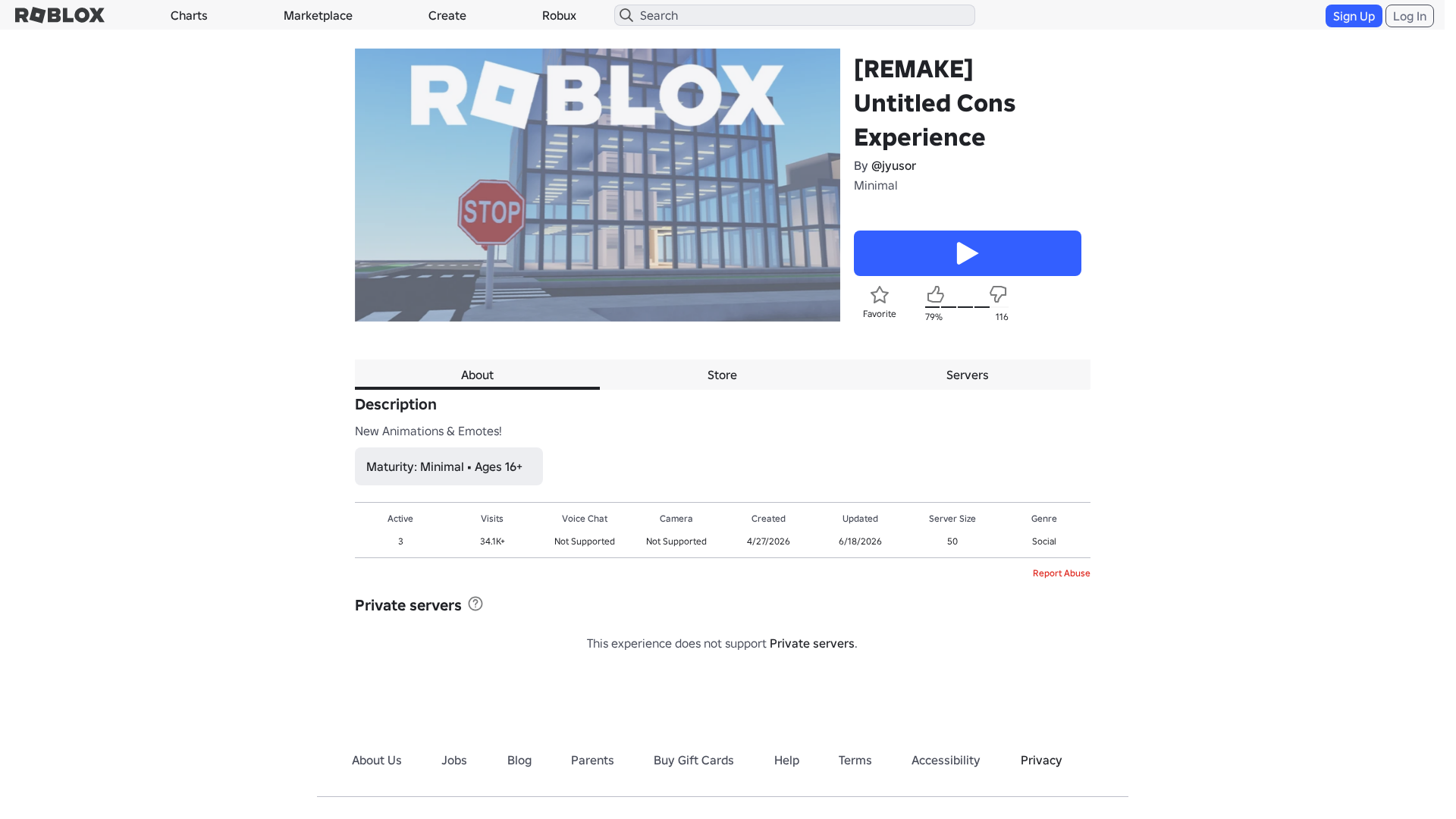 Screenshot of www.roblox.com.ml