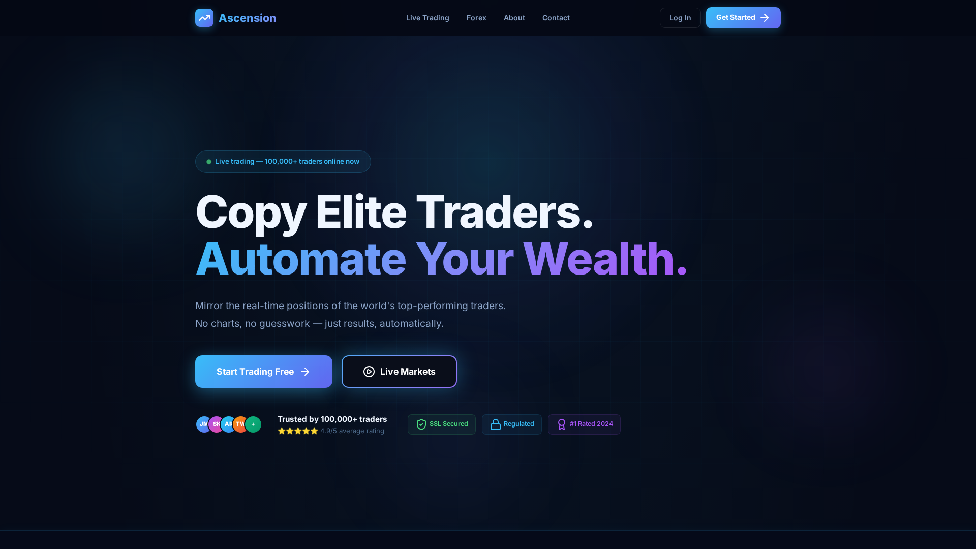 Screenshot of ascensiontiontradenet.online