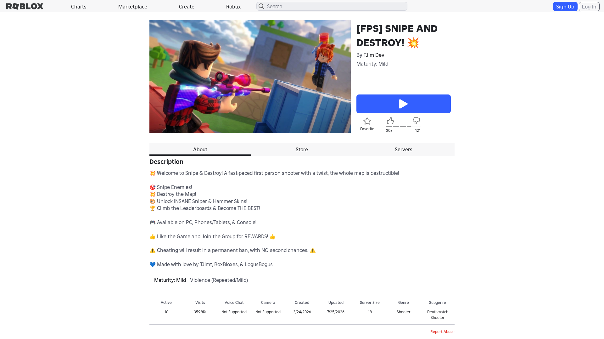 Screenshot of www.roblox.com.gr