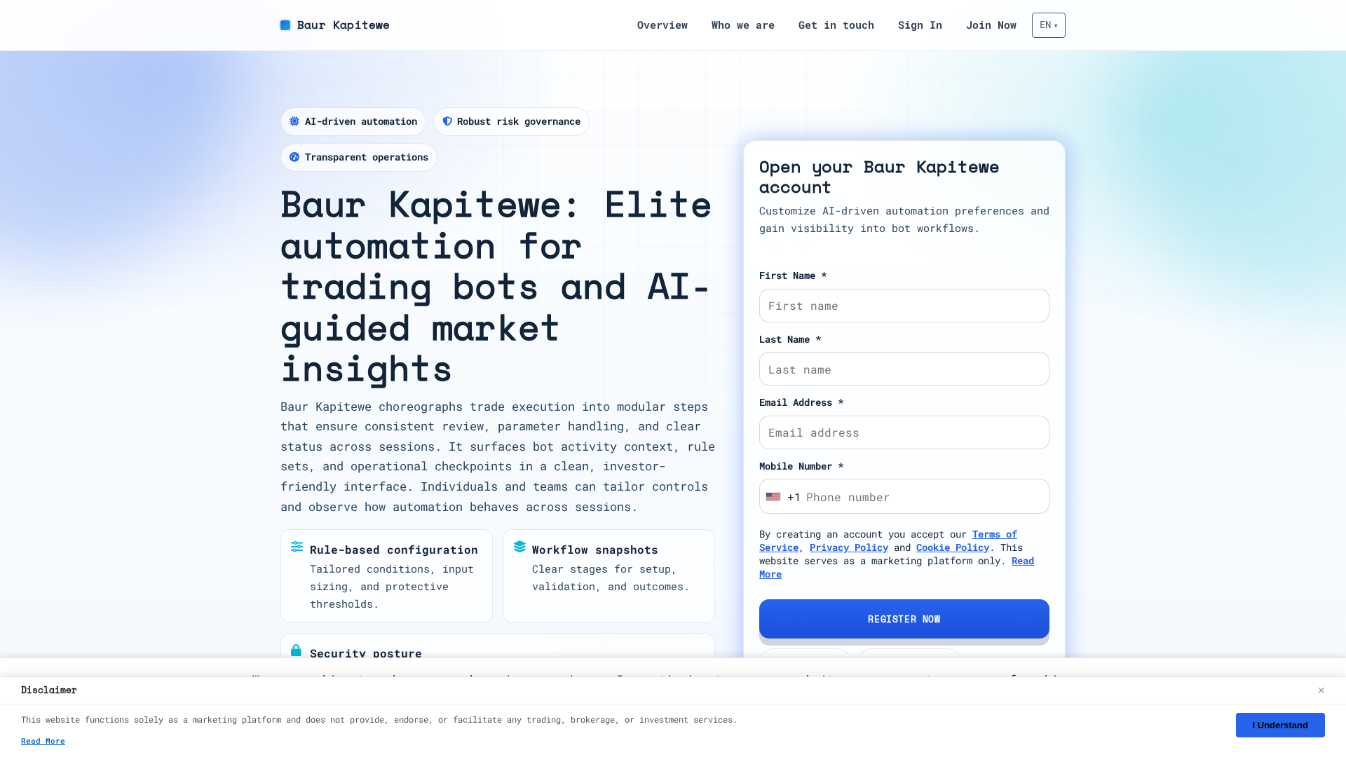 Screenshot of baurkapiteweplatform.com
