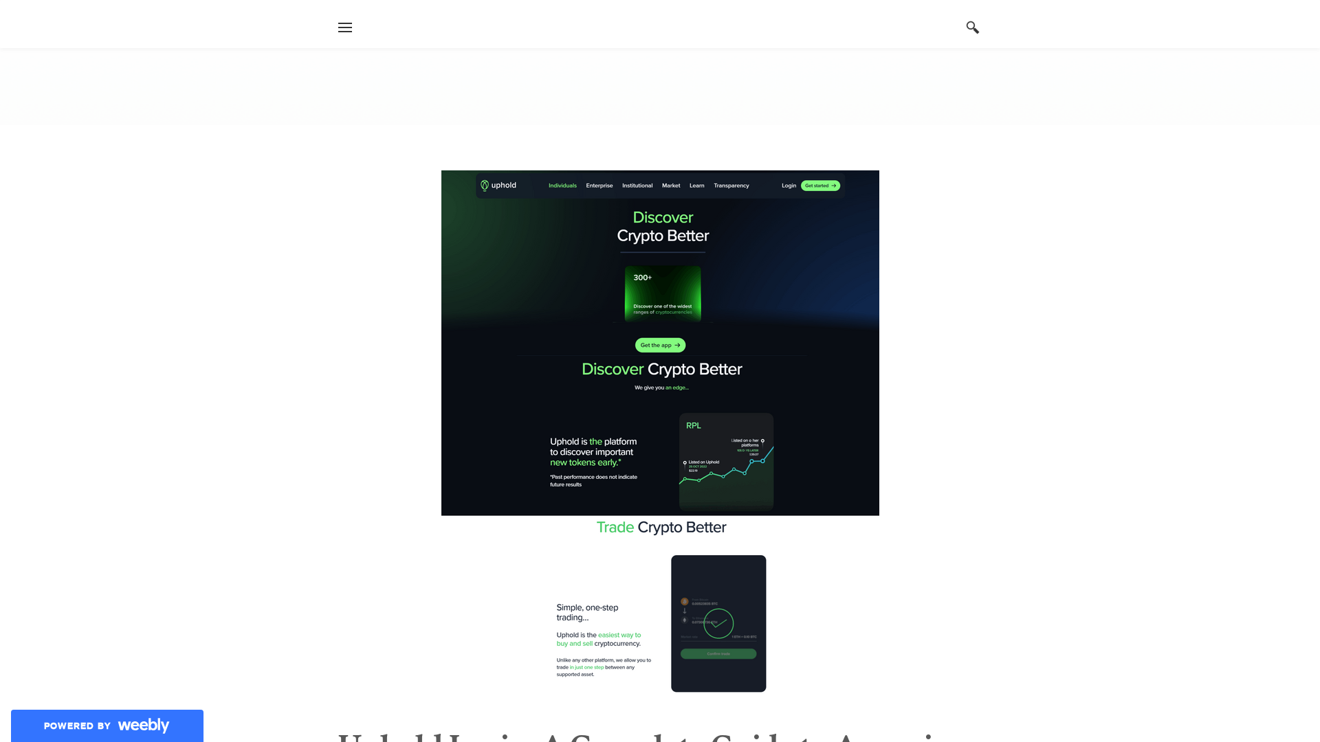 Screenshot of upholdloogine.weebly.com