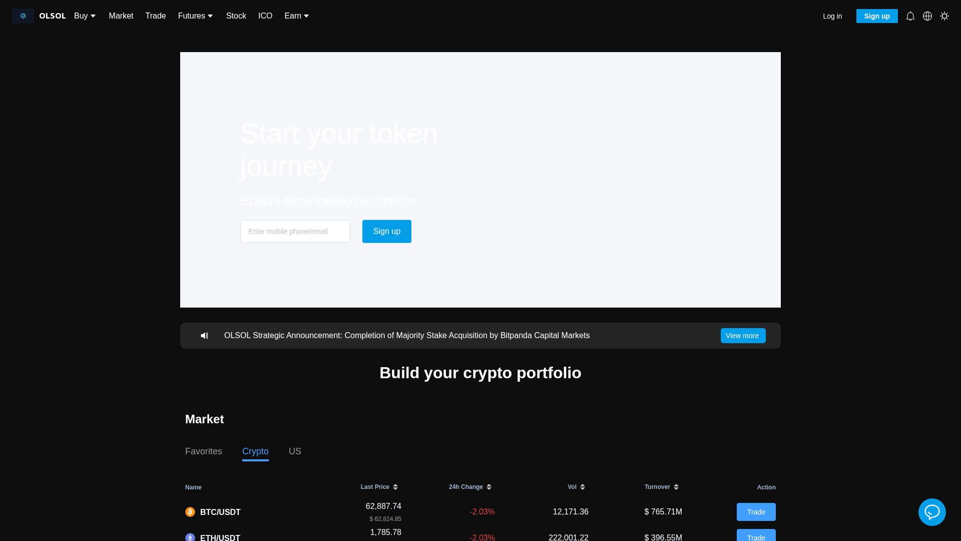 Screenshot of web.wolsol.com