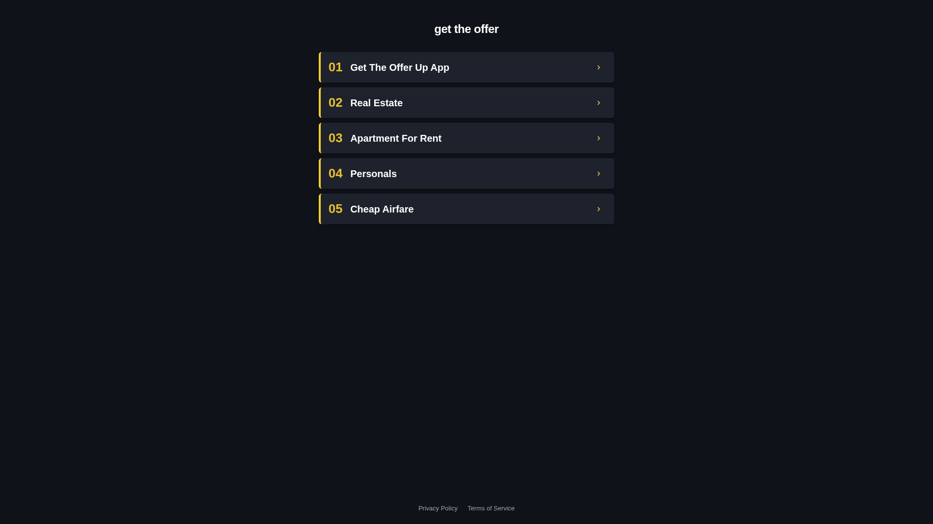 Screenshot of get-the-offer.net