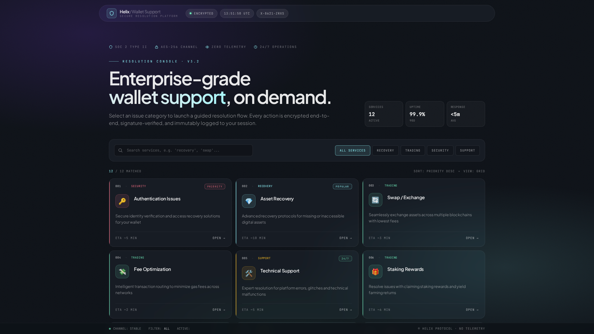 Screenshot of helixsolutionhub.site