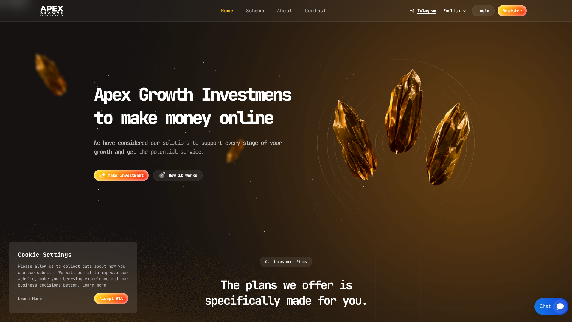 Screenshot of apexgrowthltd.org